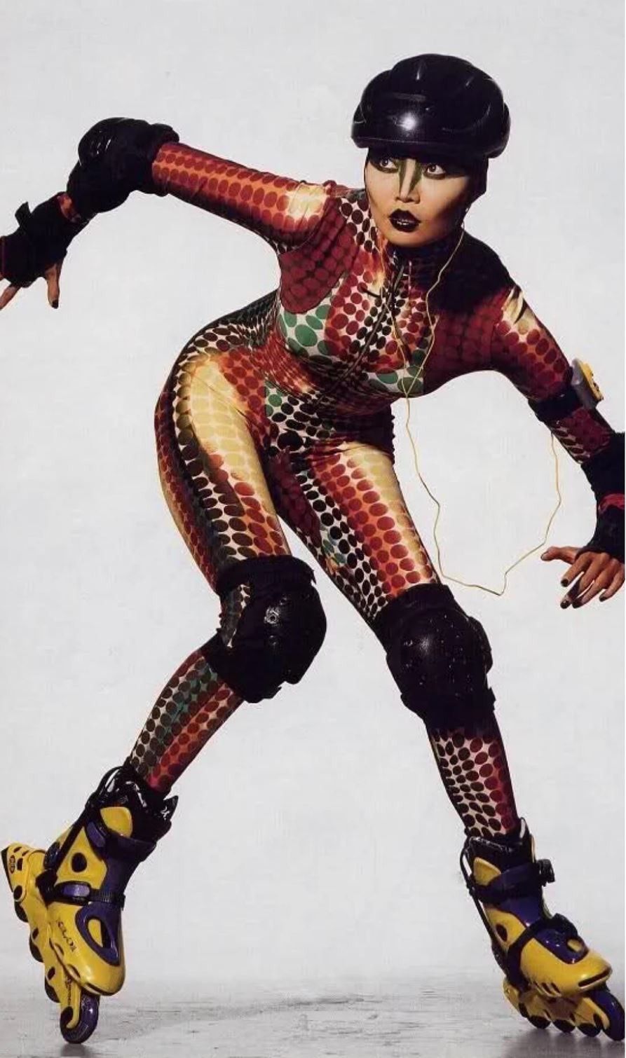 Jean Paul Gaultier Jean Paul Gaultier Cyberdot 1995 Runway Couture Mesh Dress Size M / US 6-8 / IT 42-44 - 8 Thumbnail
