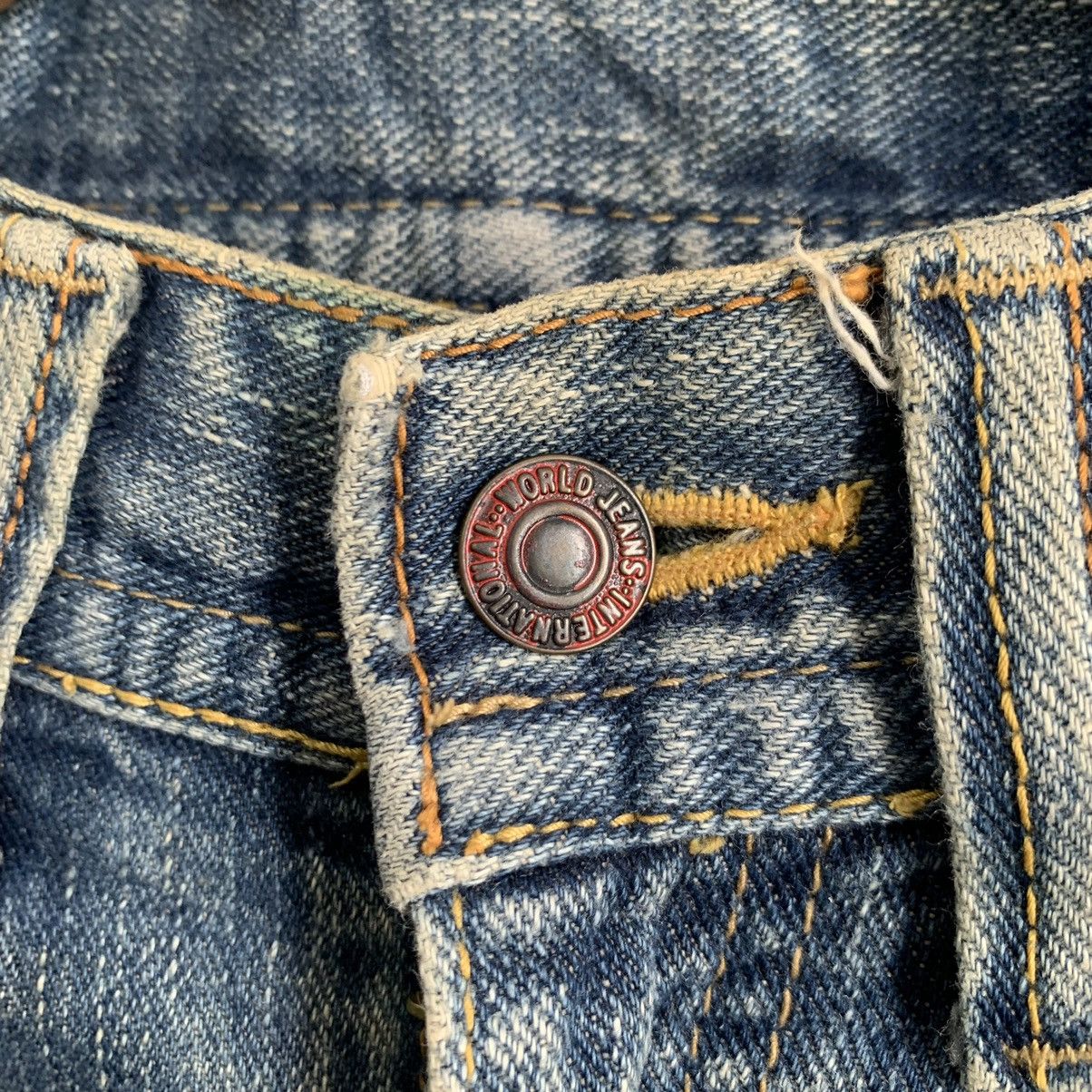 Japanese Brand GL Heart Distressed Denim Jeans Mix7 Size US 30 / EU 46 - 5 Thumbnail