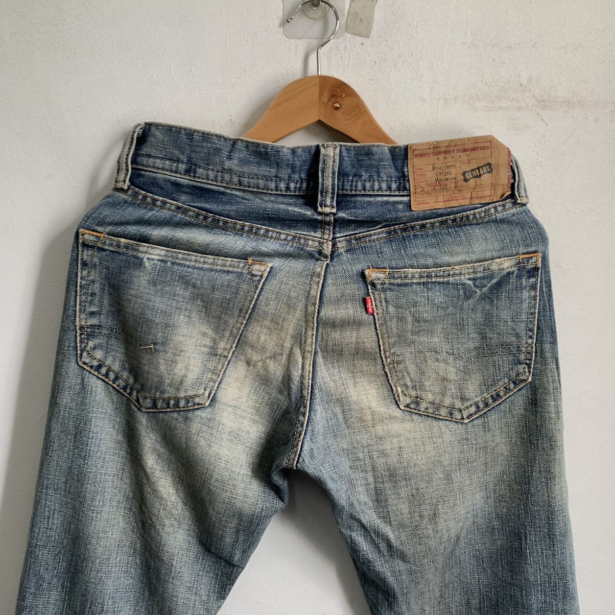 Japanese Brand GL Heart Distressed Denim Jeans Mix7 Size US 30 / EU 46 - 8 Thumbnail