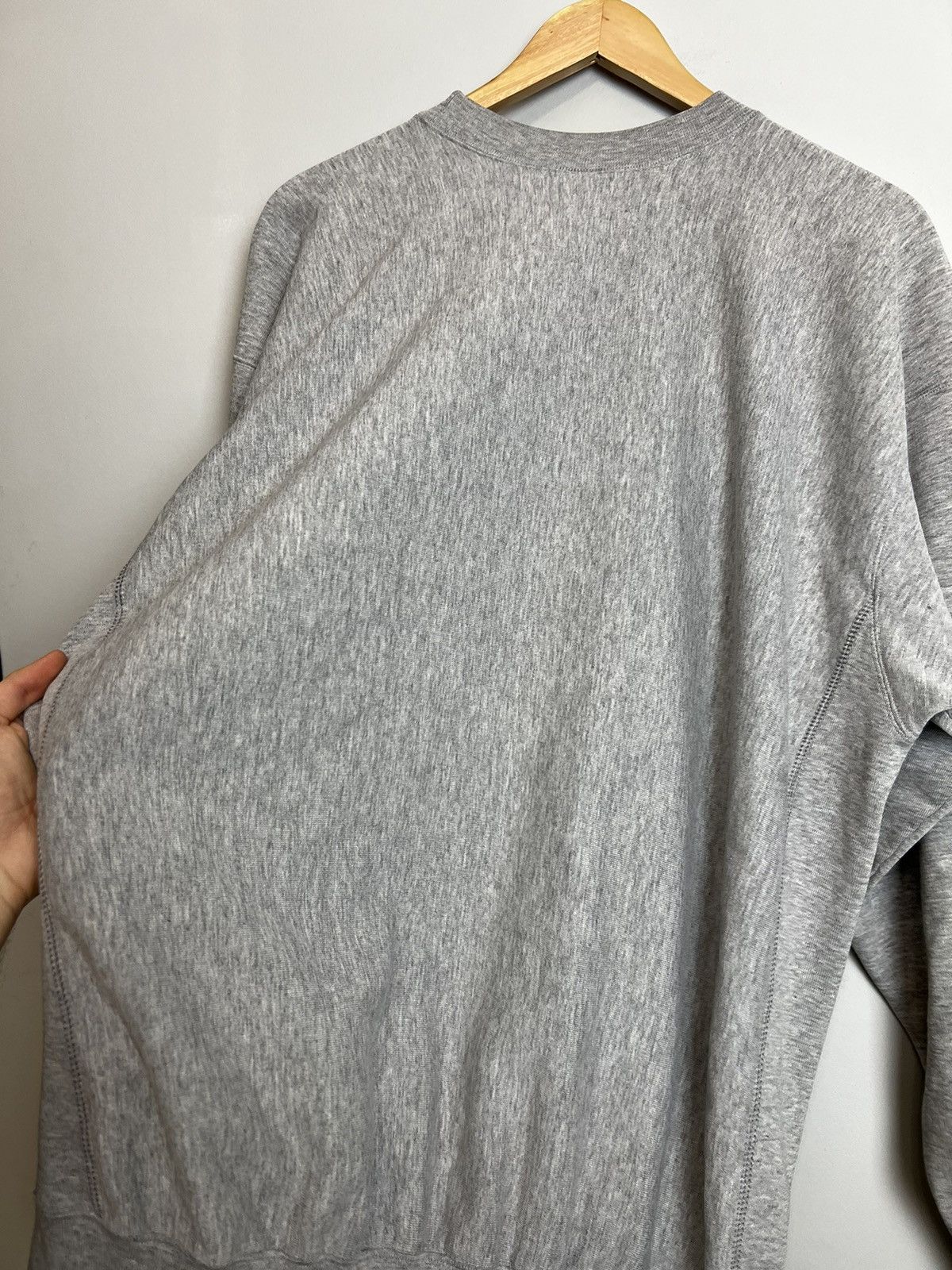 Champion 80s Vintage Rare Champion Grey Logo Blank Sweatshirt Crew Size US XL / EU 56 / 4 - 6 Thumbnail