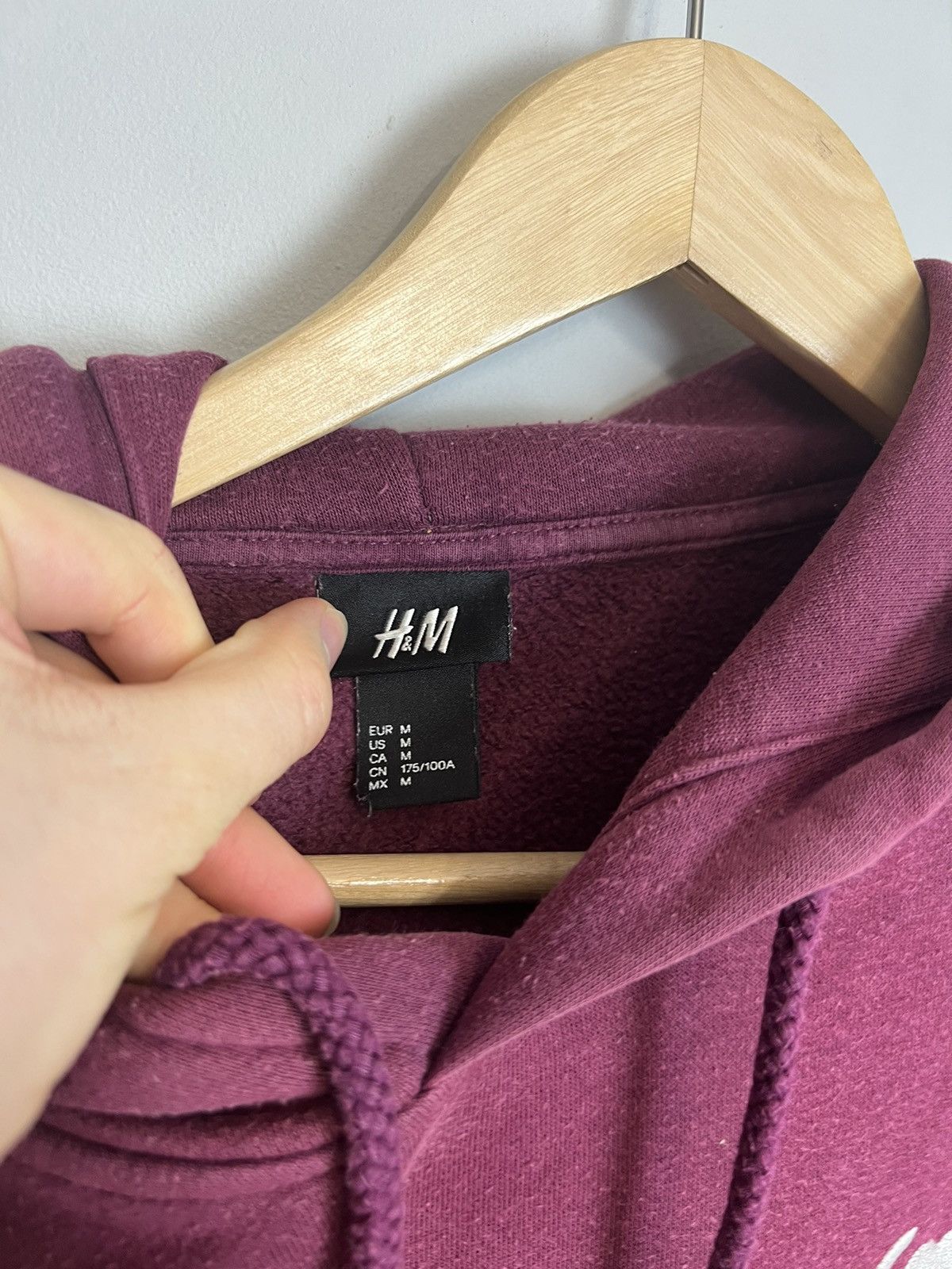 H&M The Weeknd XO Band Hoodie Burgund Rare H&m Collab Streetwear Size US M / EU 48-50 / 2 - 6 Thumbnail
