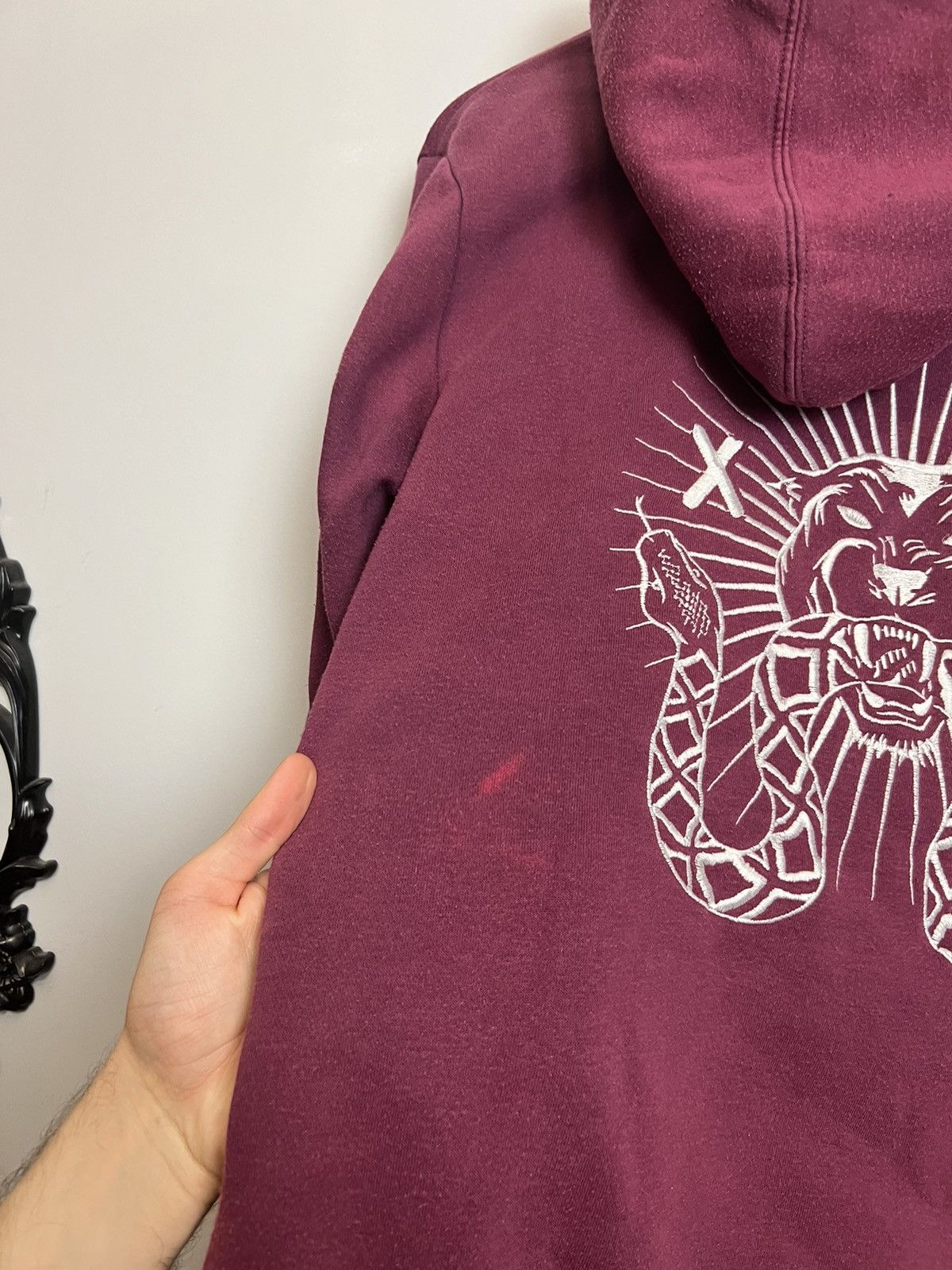 H&M The Weeknd XO Band Hoodie Burgund Rare H&m Collab Streetwear Size US M / EU 48-50 / 2 - 4 Thumbnail