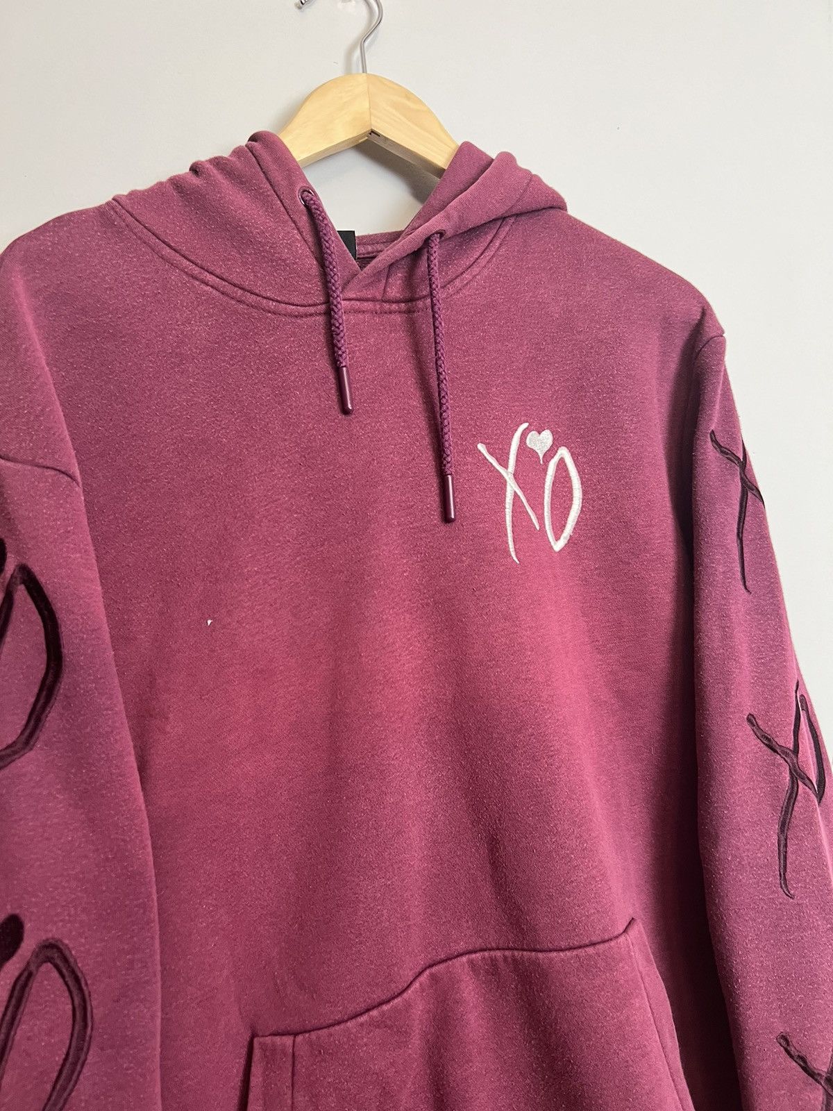 H&M The Weeknd XO Band Hoodie Burgund Rare H&m Collab Streetwear Size US M / EU 48-50 / 2 - 3 Thumbnail