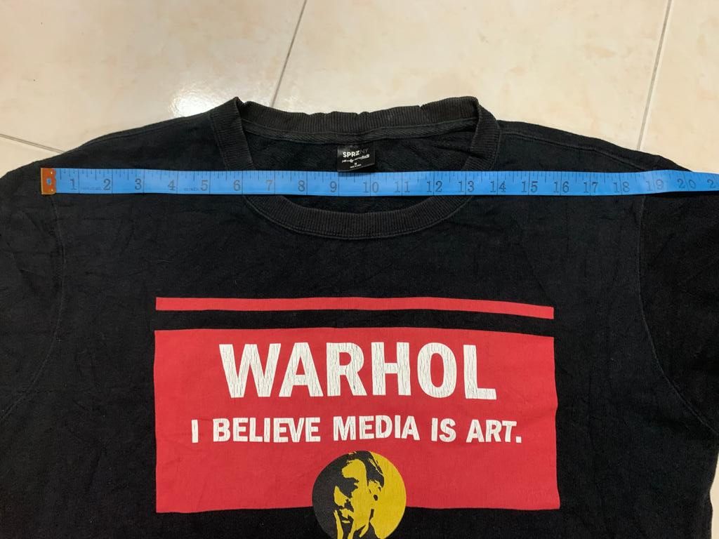 Andy Warhol × Uniqlo × Vintage Andy Warhol, I Believe Media Is Art Size US M / EU 48-50 / 2 - 11 Thumbnail
