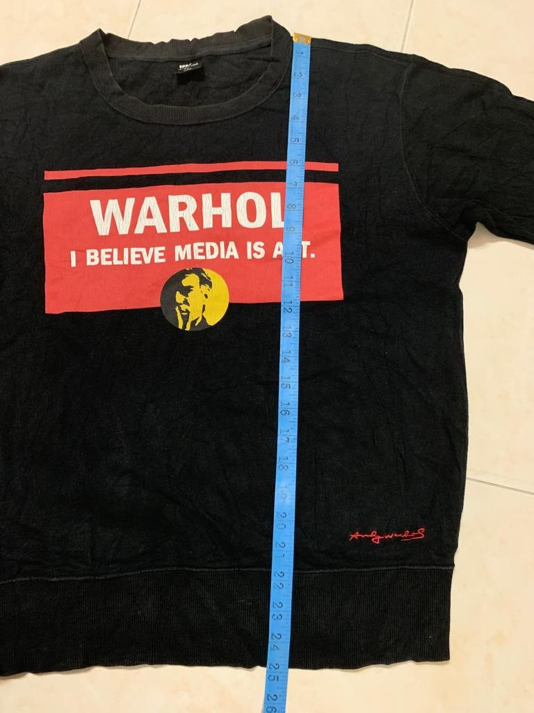 Andy Warhol × Uniqlo × Vintage Andy Warhol, I Believe Media Is Art Size US M / EU 48-50 / 2 - 10 Thumbnail