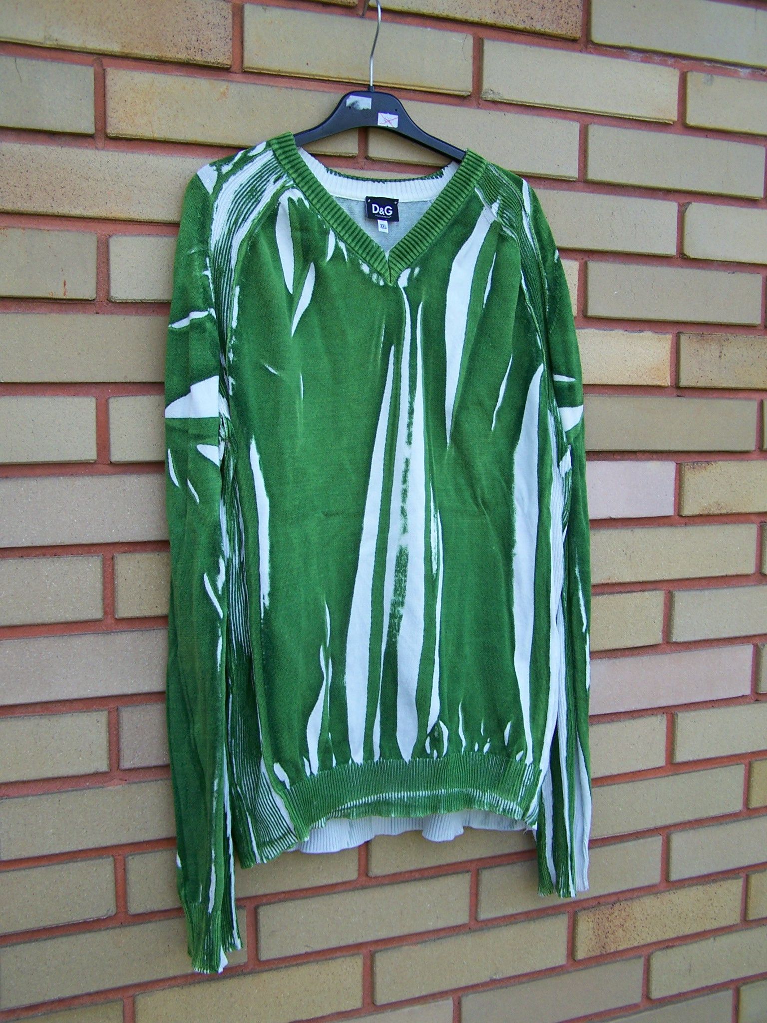Dolce & Gabbana × Vintage Vintage D&G abstract printed sweater grass Size US L / EU 52-54 / 3 - 3 Thumbnail
