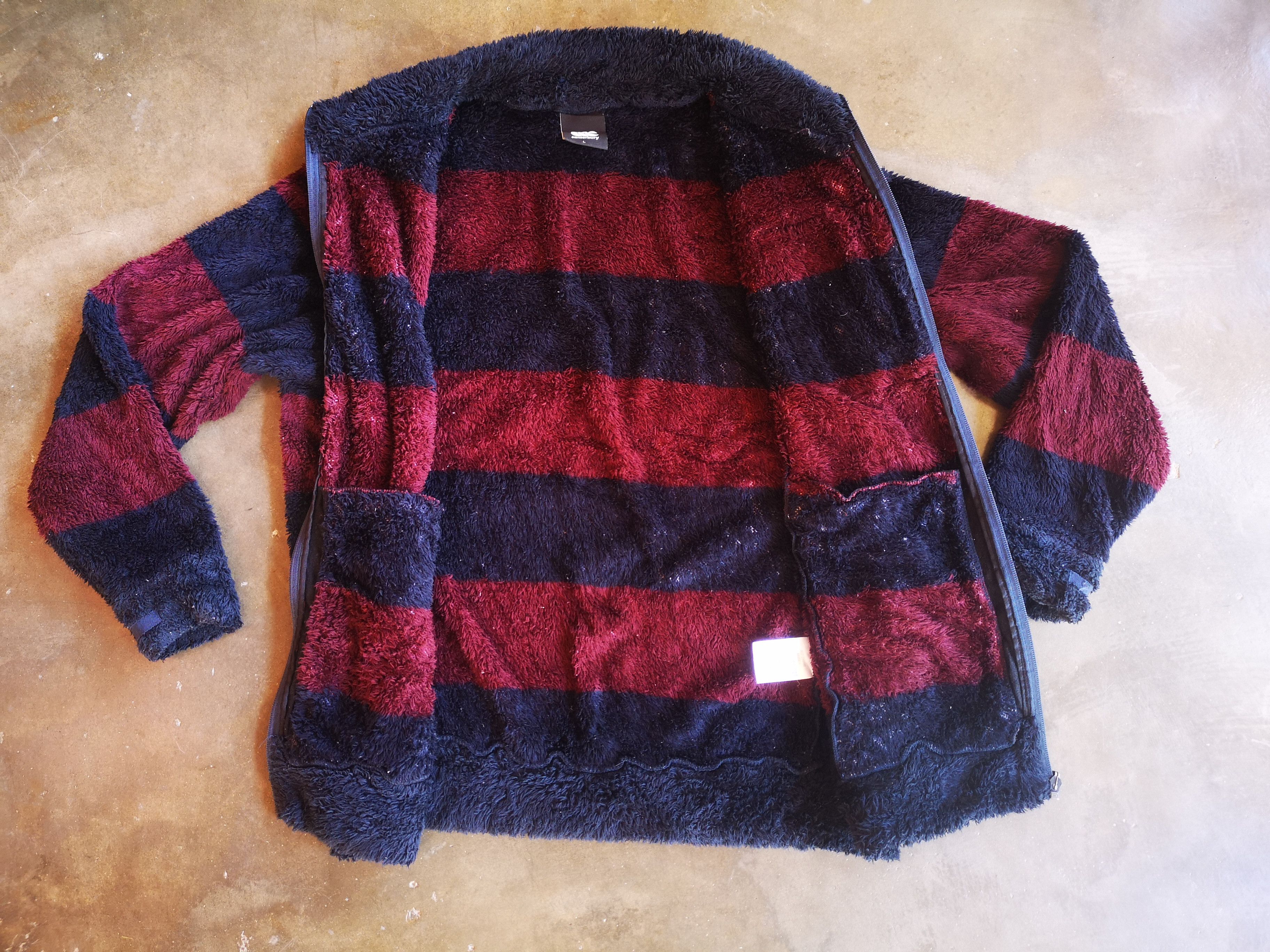 Canterbury of New Zealand Centurbery Striped Faux Fur Fleece Zipper Size US L / EU 52-54 / 3 - 5 Thumbnail
