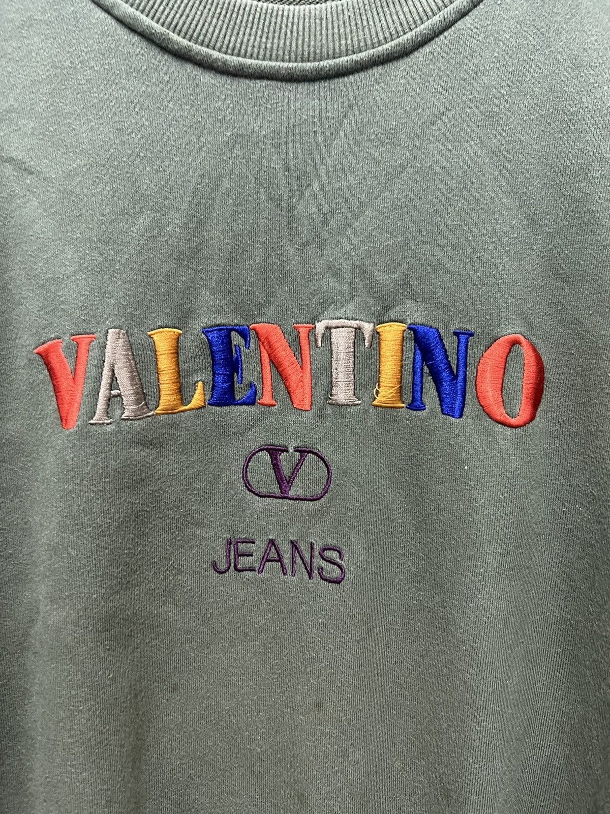 Valentino Valentino Jeans Multi Colour Logo Sweatshirt Size US L / EU 52-54 / 3 - 3 Thumbnail
