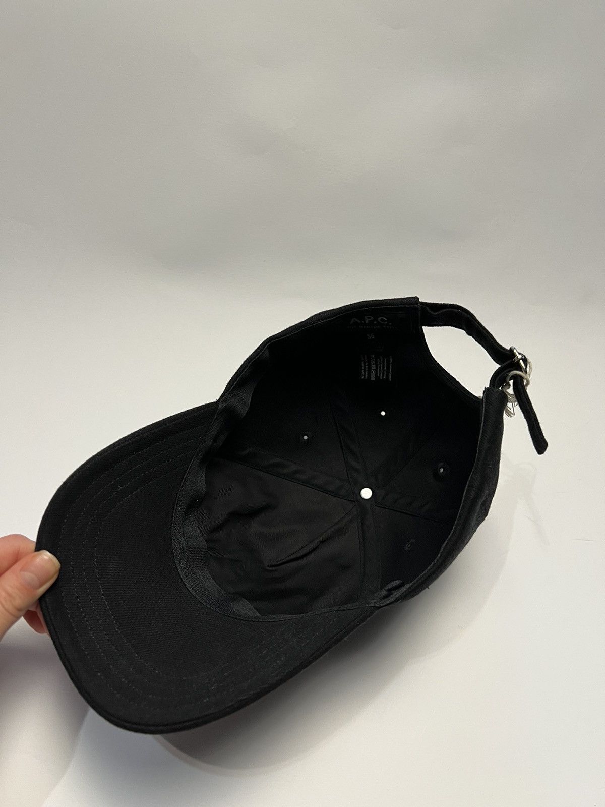 A.P.C. A.P.C. Baseball Cap in Black Size ONE SIZE - 4 Thumbnail