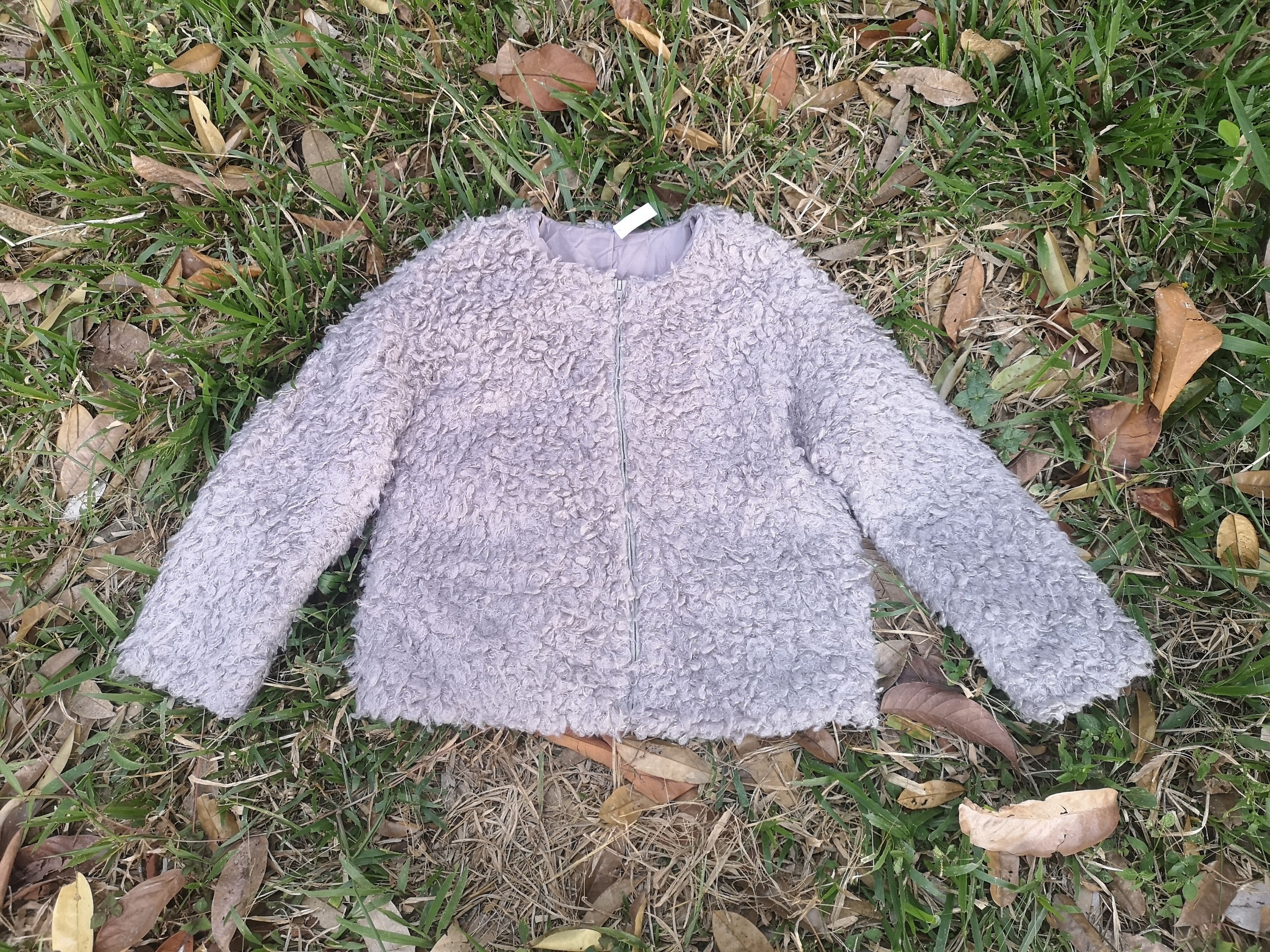 Japanese Brand Cardigan Faux Fur Size M / US 6-8 / IT 42-44 - 3 Thumbnail