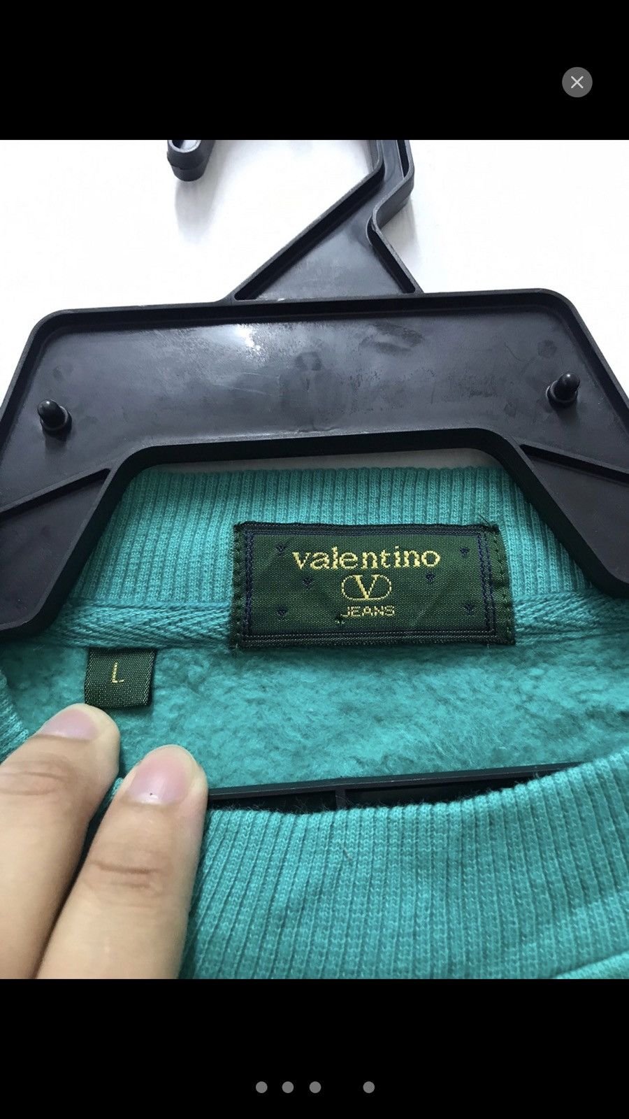 Valentino Valentino Big Logo Multicolour Embroidered Sweatshirt Size US L / EU 52-54 / 3 - 3 Thumbnail