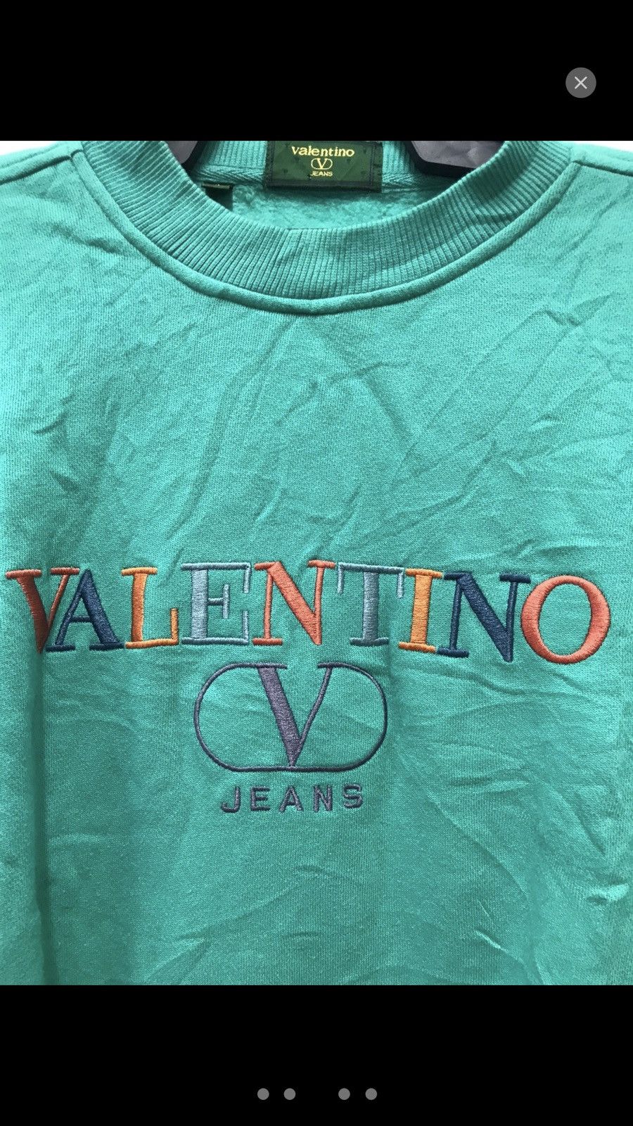 Valentino Valentino Big Logo Multicolour Embroidered Sweatshirt Size US L / EU 52-54 / 3 - 5 Thumbnail