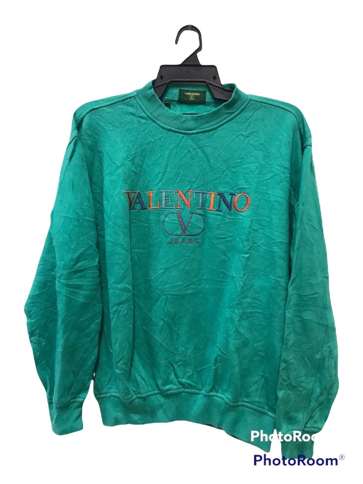Valentino Valentino Big Logo Multicolour Embroidered Sweatshirt Size US L / EU 52-54 / 3 - 1 Thumbnail