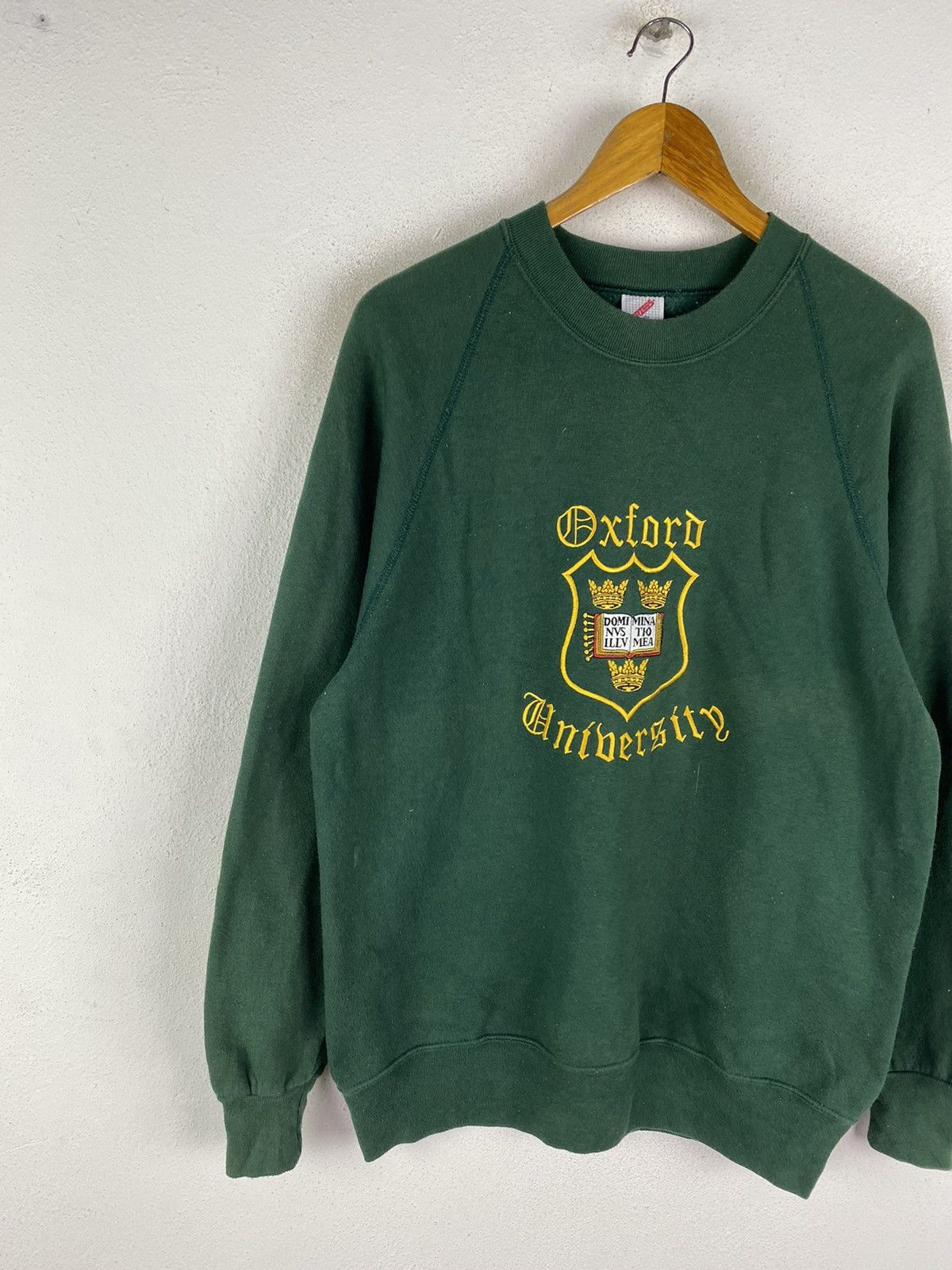 Jerzees × Vintage 🔥SALE🔥VINTAGE 80s OXFORD UNIVERSITY SWEATSHIRT Size US XL / EU 56 / 4 - 4 Thumbnail