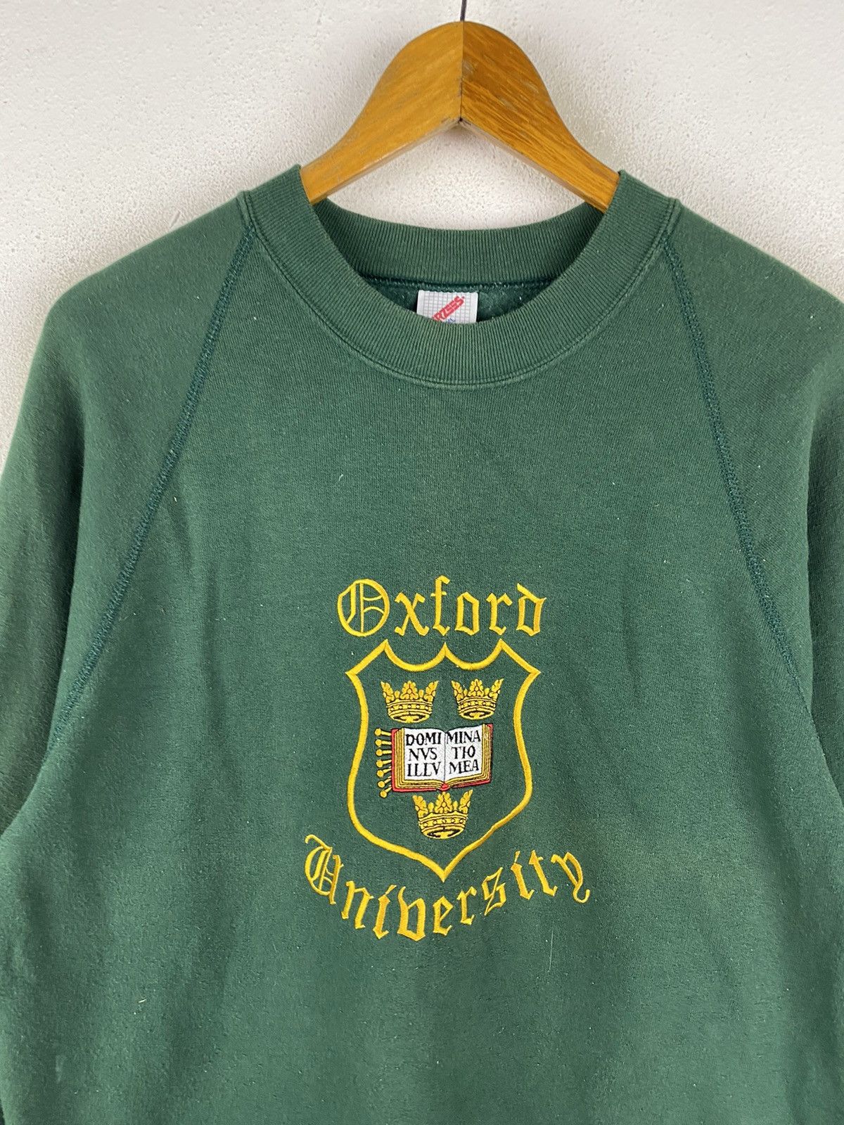 Jerzees × Vintage 🔥SALE🔥VINTAGE 80s OXFORD UNIVERSITY SWEATSHIRT Size US XL / EU 56 / 4 - 5 Thumbnail