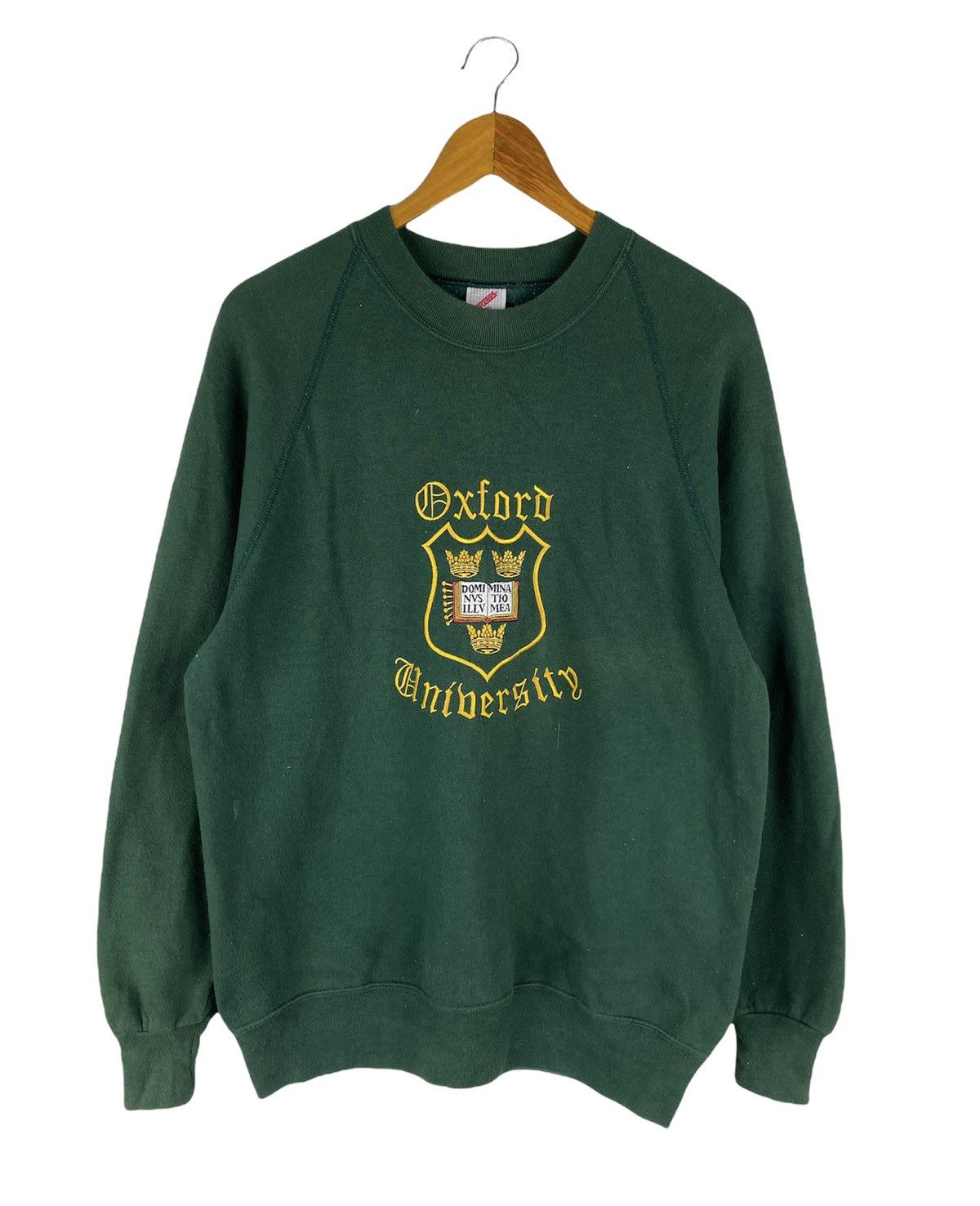 Jerzees × Vintage 🔥SALE🔥VINTAGE 80s OXFORD UNIVERSITY SWEATSHIRT Size US XL / EU 56 / 4 - 1 Thumbnail
