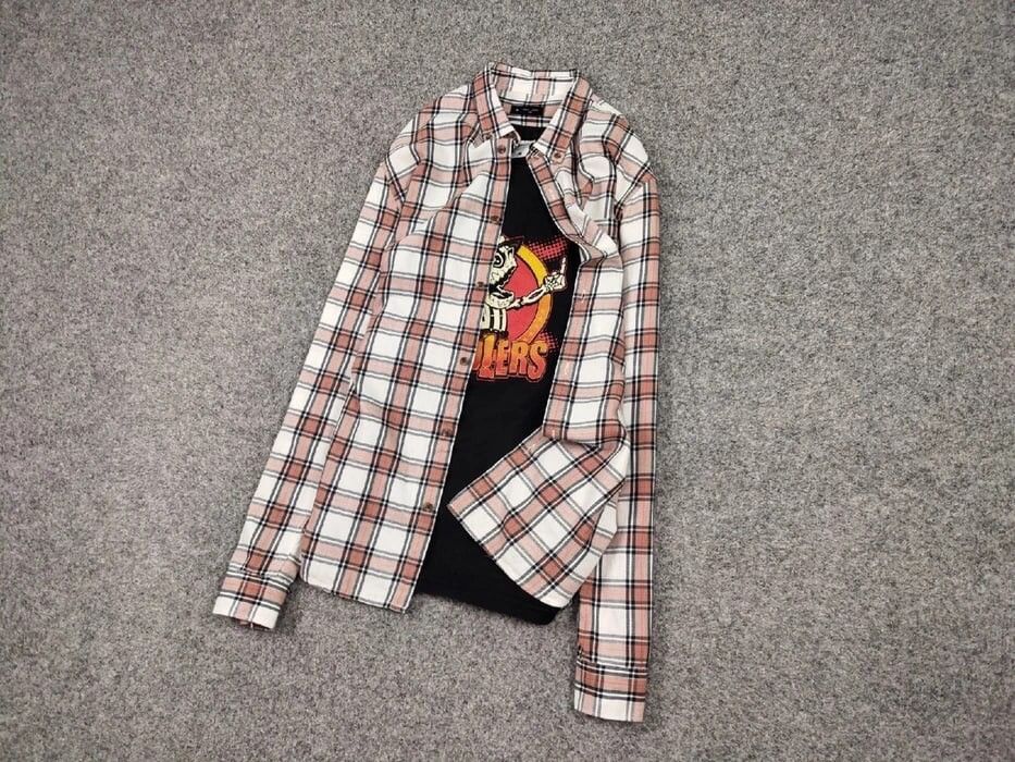Flannel Vintage Flannel Shirt Travis Scott Style Size US M / EU 48-50 / 2 - 7 Thumbnail