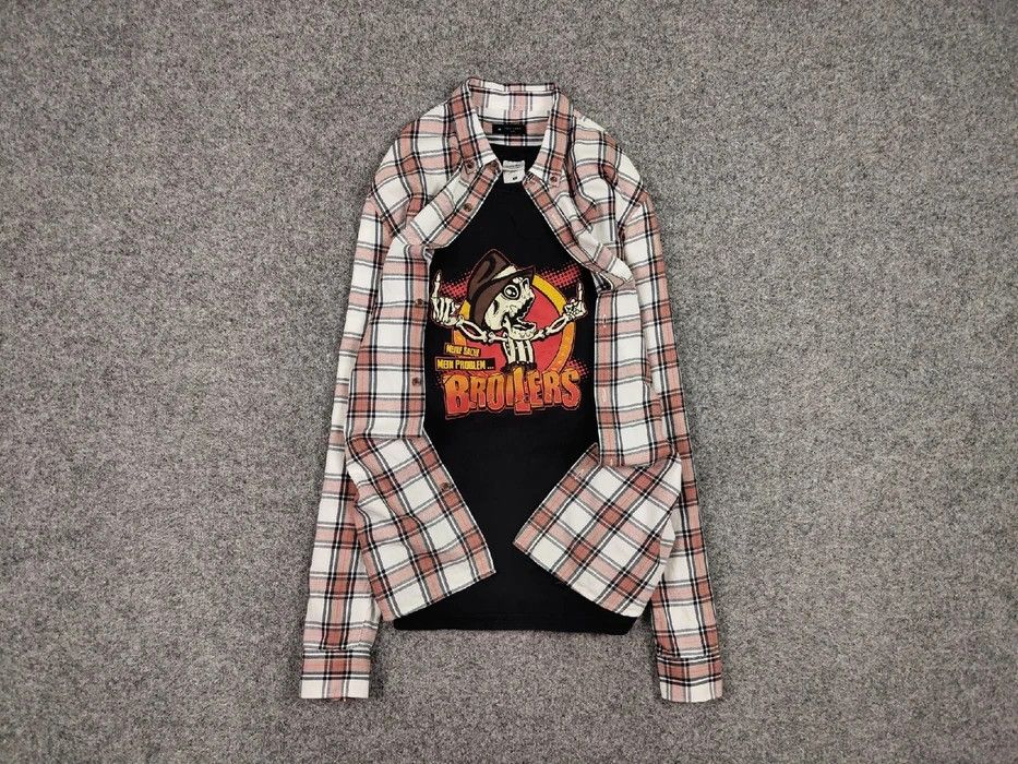 Flannel Vintage Flannel Shirt Travis Scott Style Size US M / EU 48-50 / 2 - 1 Thumbnail