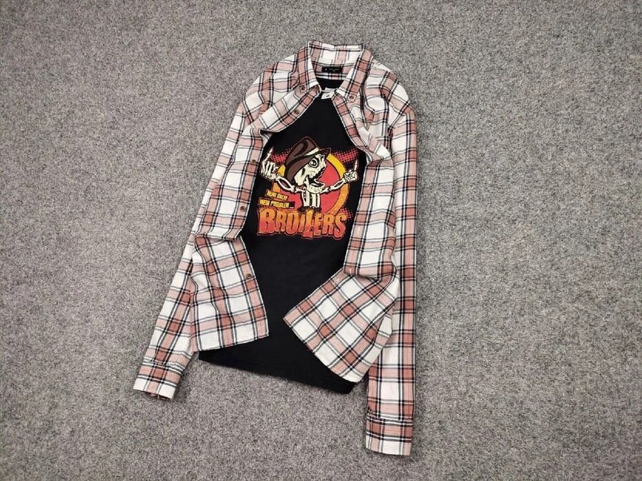 Flannel Vintage Flannel Shirt Travis Scott Style Size US M / EU 48-50 / 2 - 3 Thumbnail