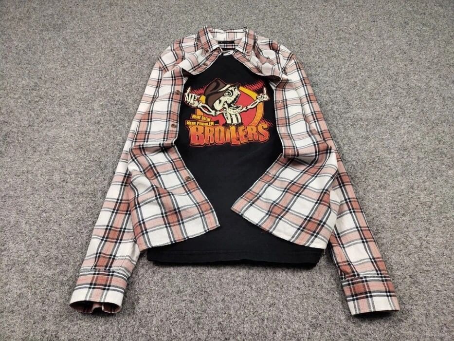 Flannel Vintage Flannel Shirt Travis Scott Style Size US M / EU 48-50 / 2 - 2 Thumbnail