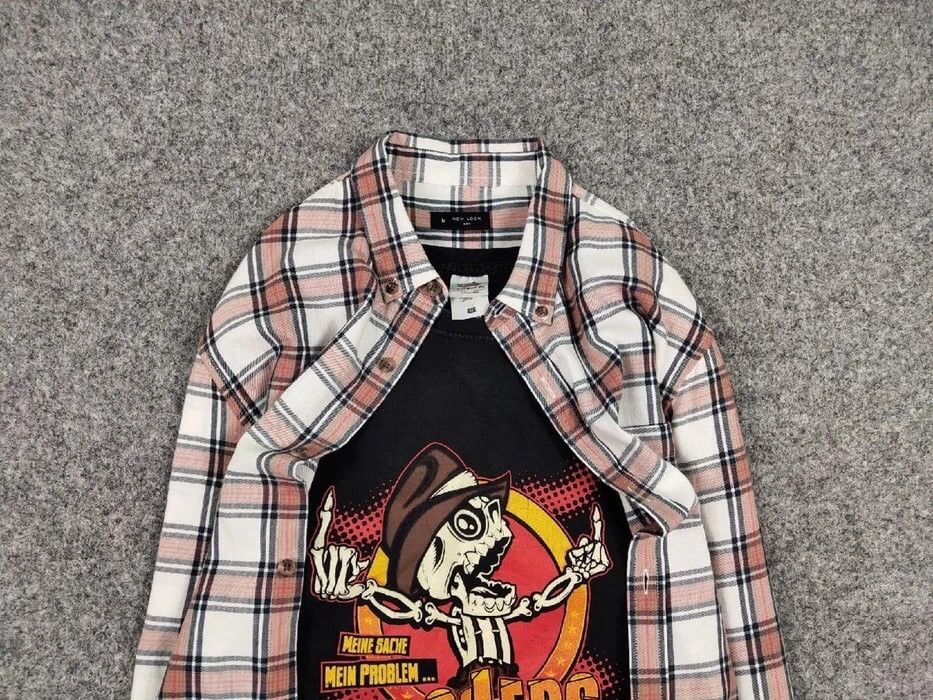 Flannel Vintage Flannel Shirt Travis Scott Style Size US M / EU 48-50 / 2 - 4 Thumbnail