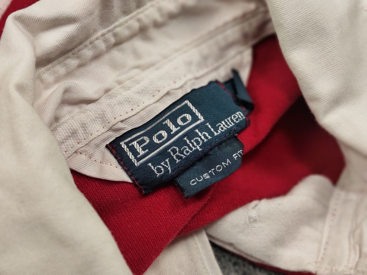 Polo Ralph Lauren Vintage 90's Polo Ralph Lauren Two-Tone logo Polo Shirt Size US S / EU 44-46 / 1 - 16 Thumbnail