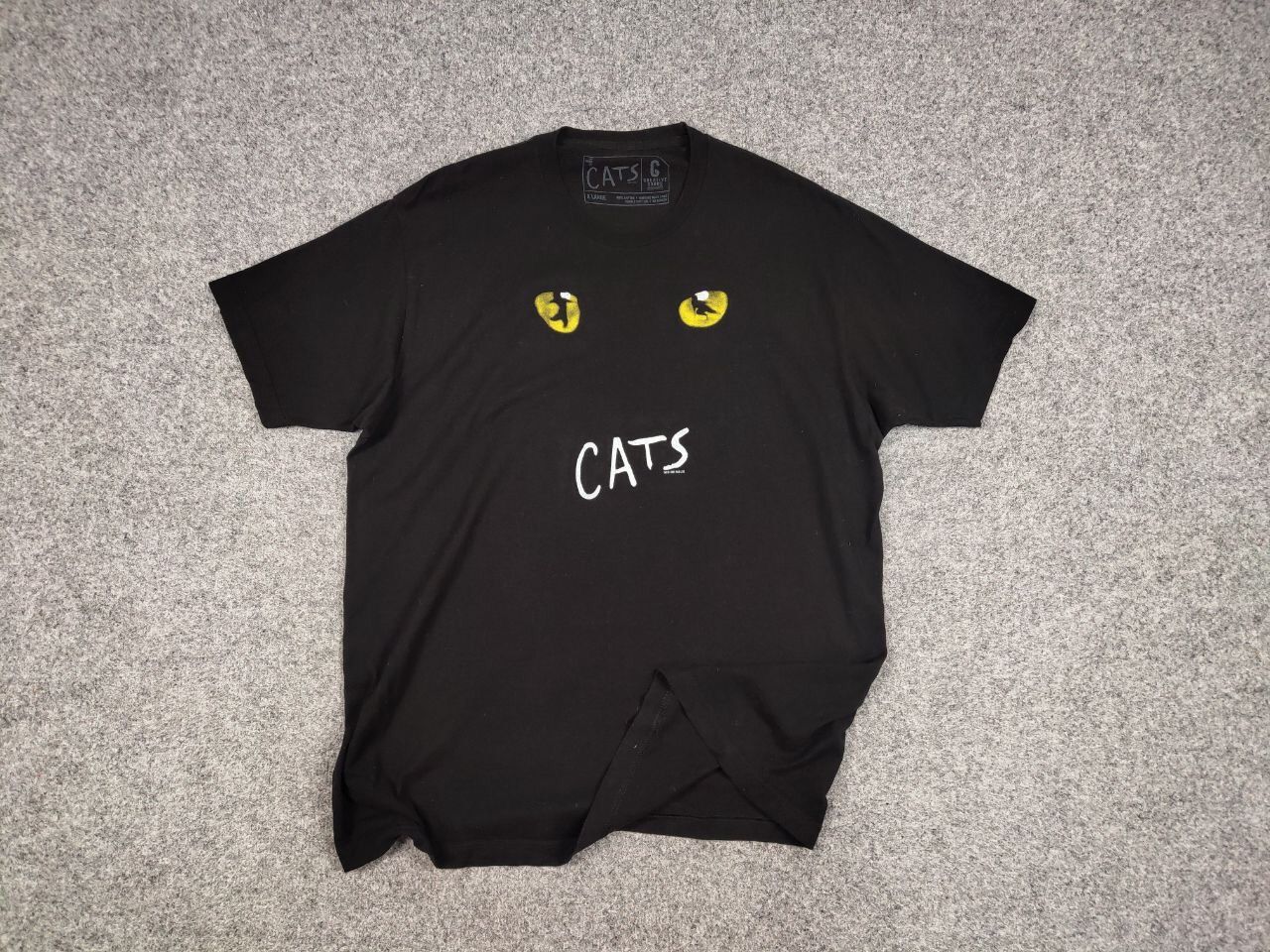 Vintage Vintage Eyes Cats Musical 1981 Black Basic T Shirt Size US XL / EU 56 / 4 - 15 Thumbnail