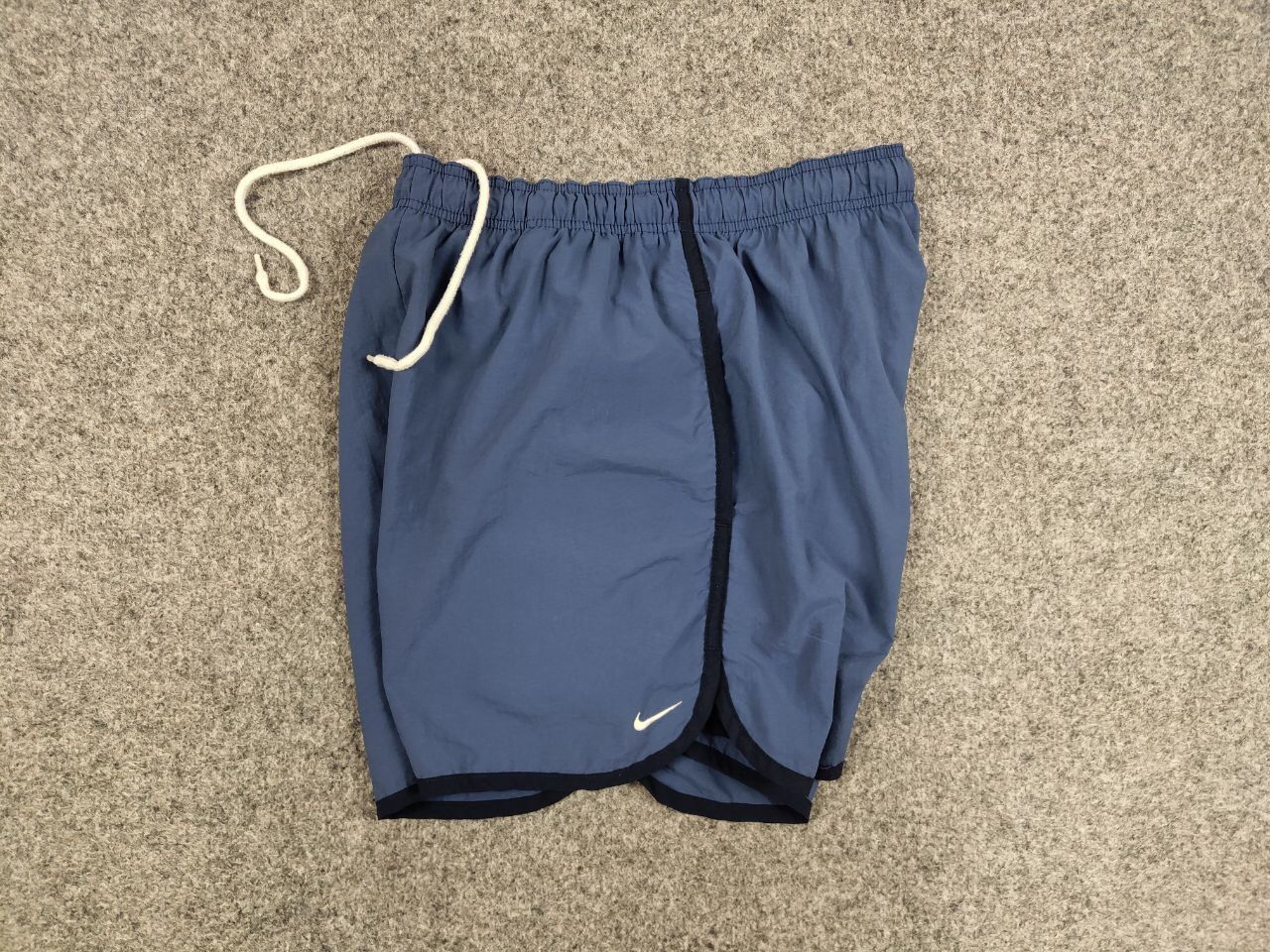 Nike 🌌Vintage Nike Shorts Blue Logo swoosh casual Y2K Streetwear Size US 32 / EU 48 - 8 Thumbnail