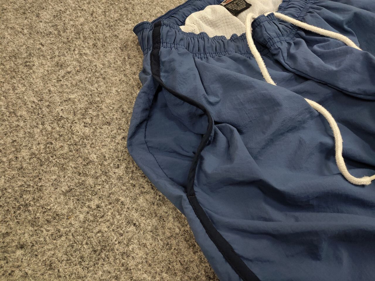 Nike 🌌Vintage Nike Shorts Blue Logo swoosh casual Y2K Streetwear Size US 32 / EU 48 - 6 Thumbnail