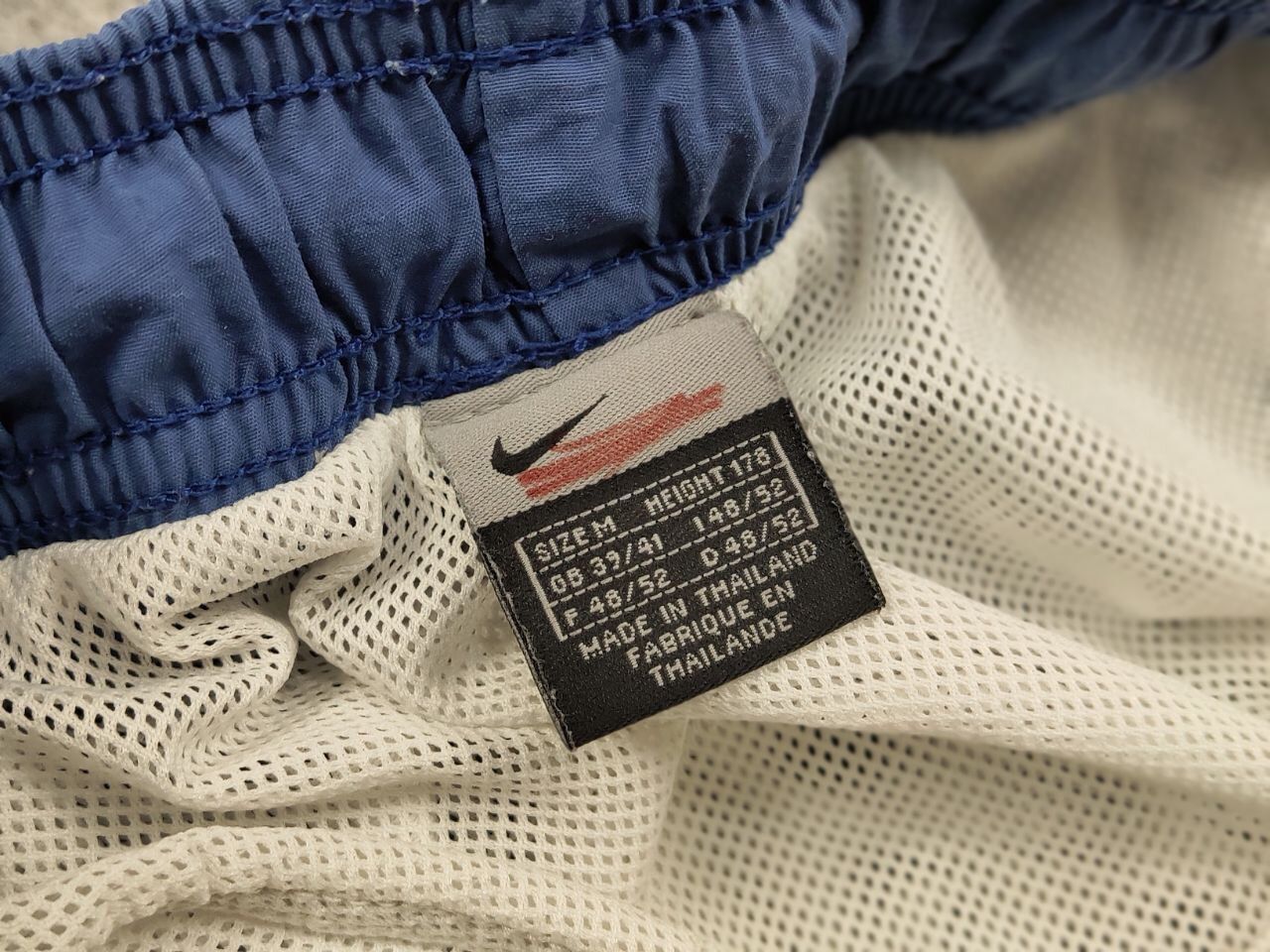 Nike 🌌Vintage Nike Shorts Blue Logo swoosh casual Y2K Streetwear Size US 32 / EU 48 - 13 Thumbnail