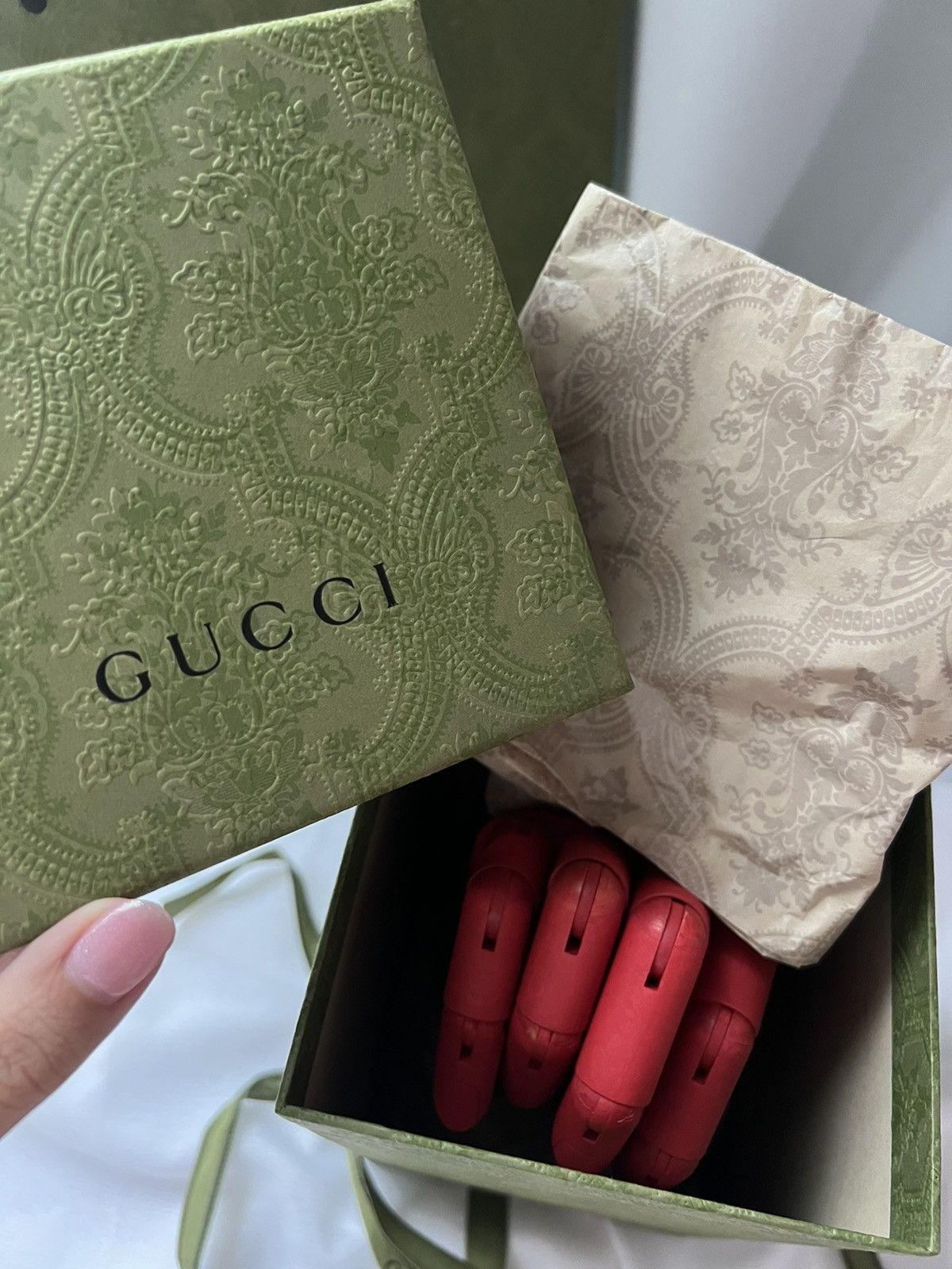 Gucci Gucci wooden Hand mannequin Jewelry display tattoo Decor Size ONE SIZE - 11 Thumbnail