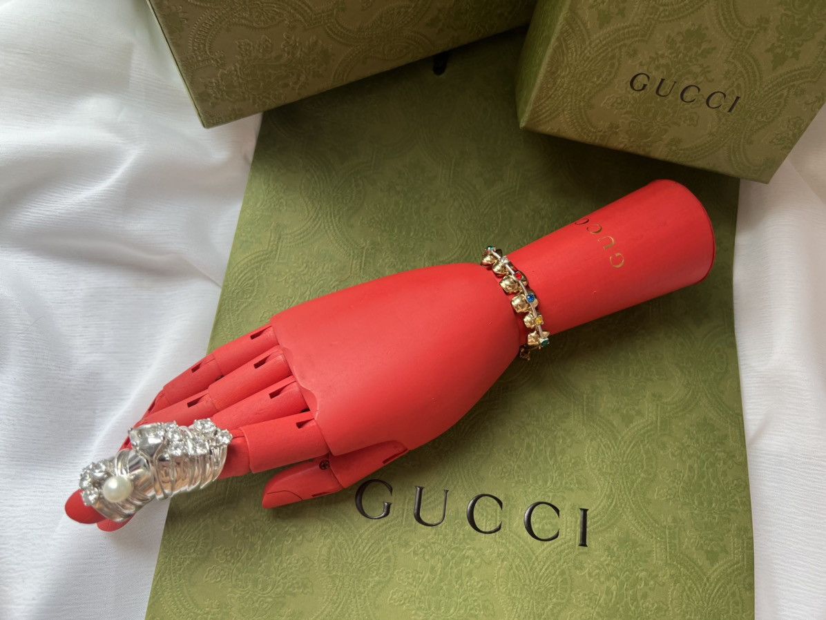 Gucci Gucci wooden Hand mannequin Jewelry display tattoo Decor Size ONE SIZE - 6 Thumbnail