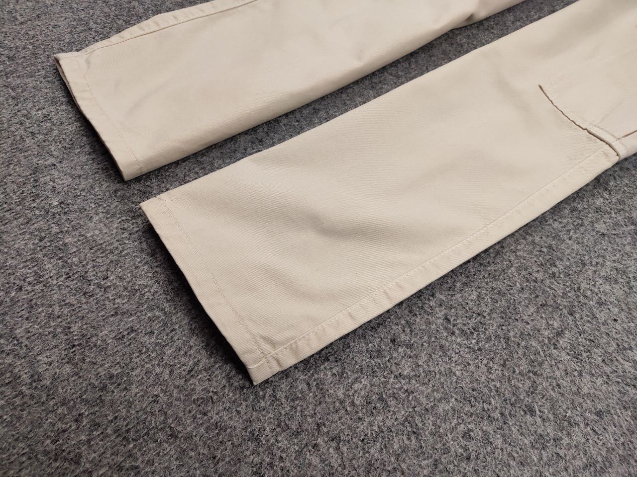 Japanese Brand Vintage 90's Japanese Baggy Beige Multi Pocket Cargo Pants Size US 31 - 6 Thumbnail