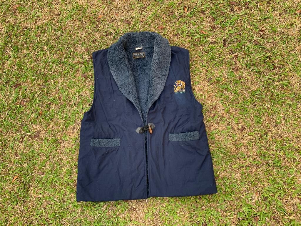 Japanese Brand × Vintage Vintage Vest Sherpa Fleece Embroidery Tiger Size US L / EU 52-54 / 3 - 3 Thumbnail