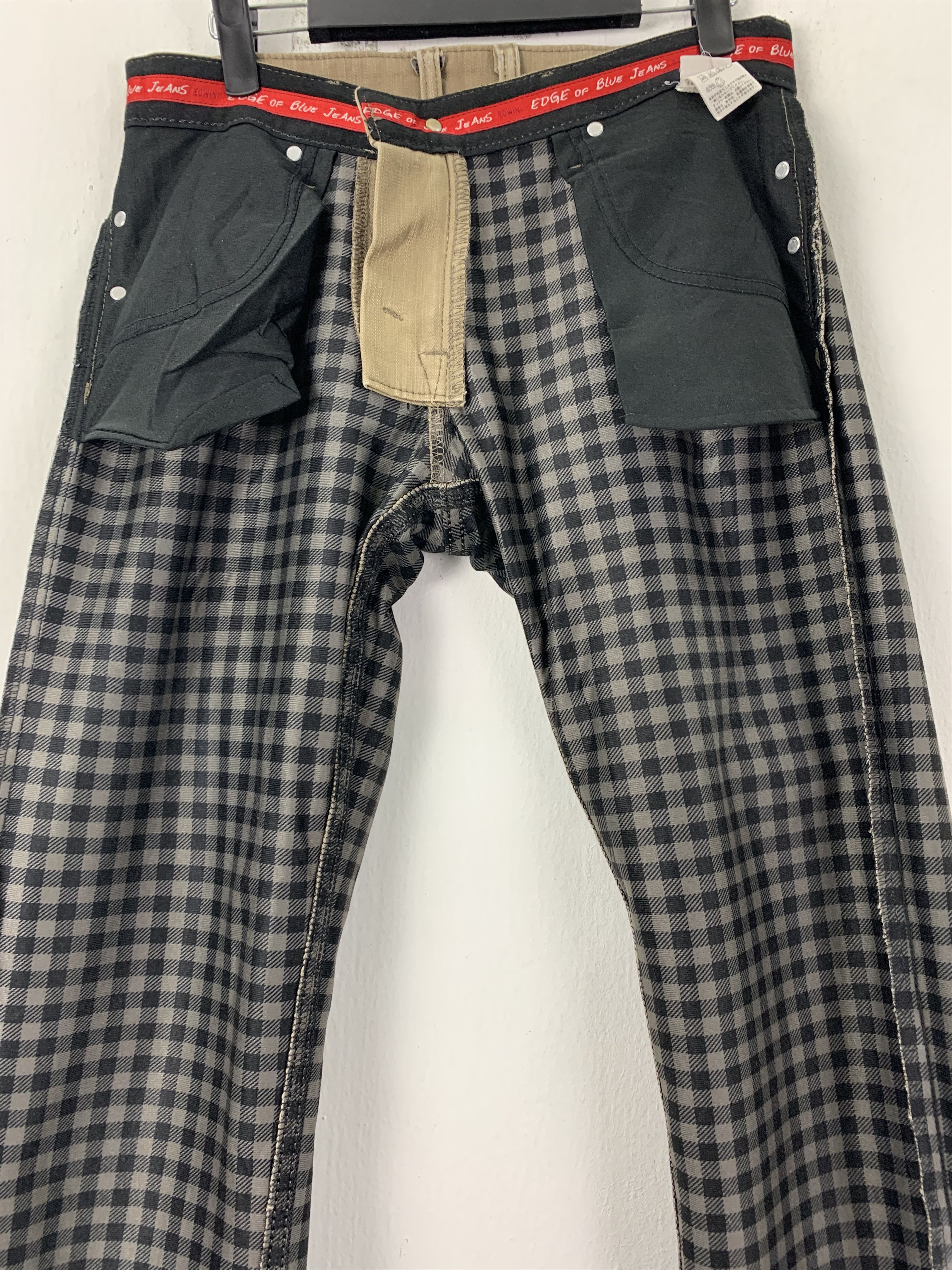 Edwin EDWIN Pants Vintage Brown Distressed Straight Cut Size US 30 / EU 46 - 22 Thumbnail
