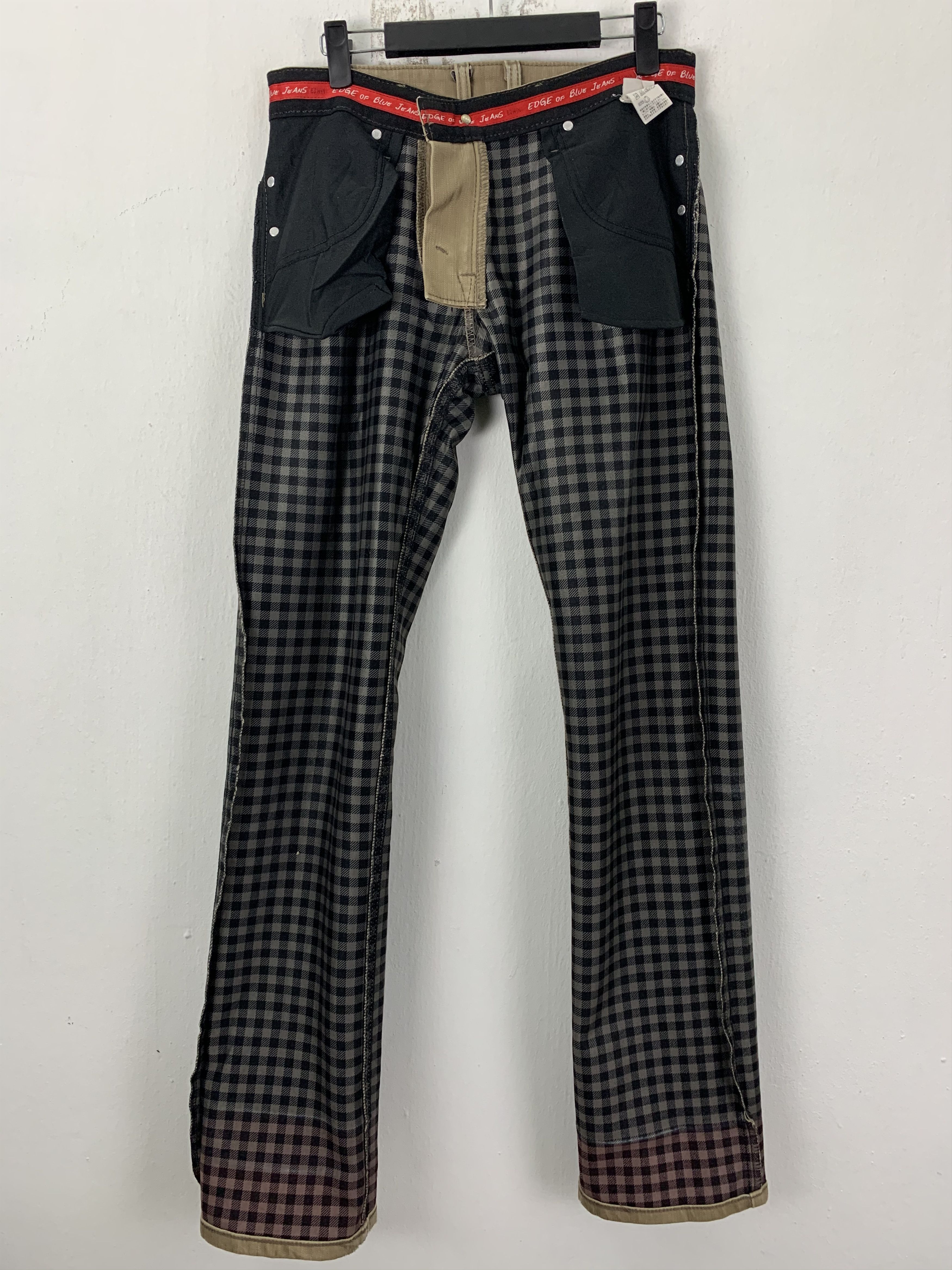 Edwin EDWIN Pants Vintage Brown Distressed Straight Cut Size US 30 / EU 46 - 25 Thumbnail