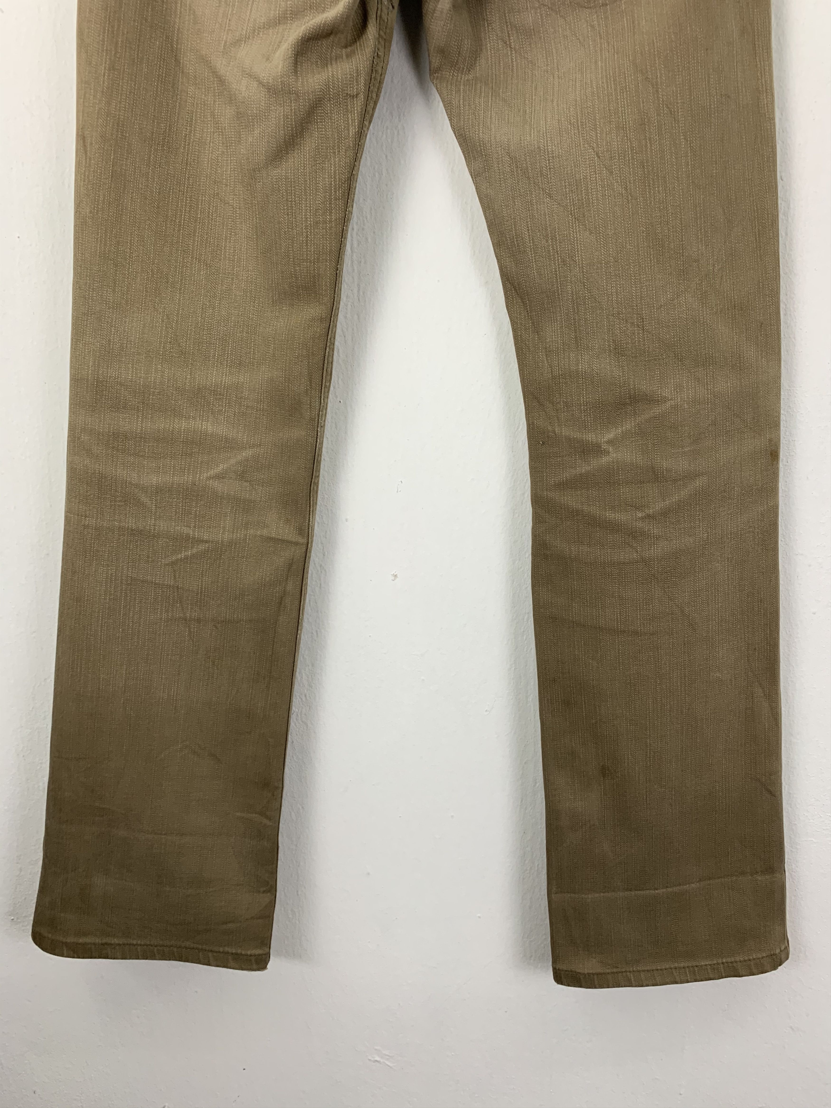 Edwin EDWIN Pants Vintage Brown Distressed Straight Cut Size US 30 / EU 46 - 17 Thumbnail