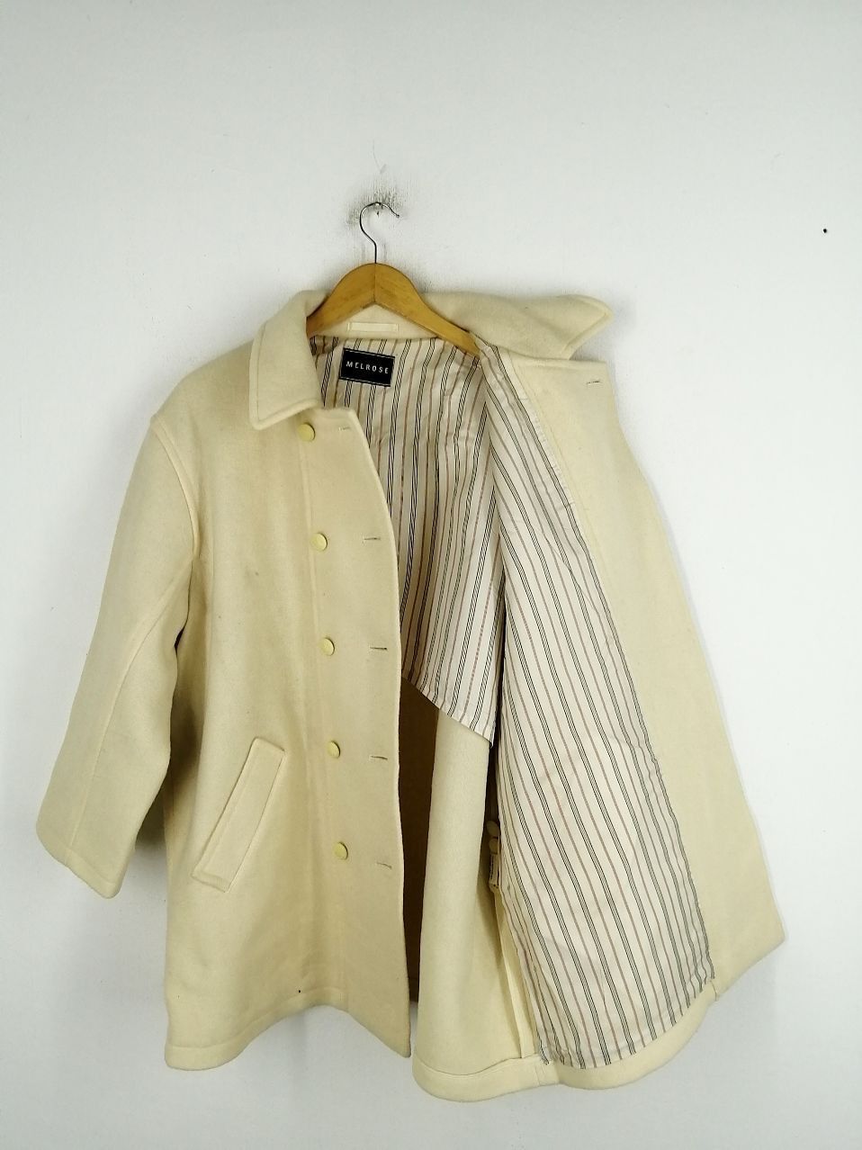 Japanese Brand × Melrose Vintage Melrose Long Wool Jacket Size US M / EU 48-50 / 2 - 4 Thumbnail