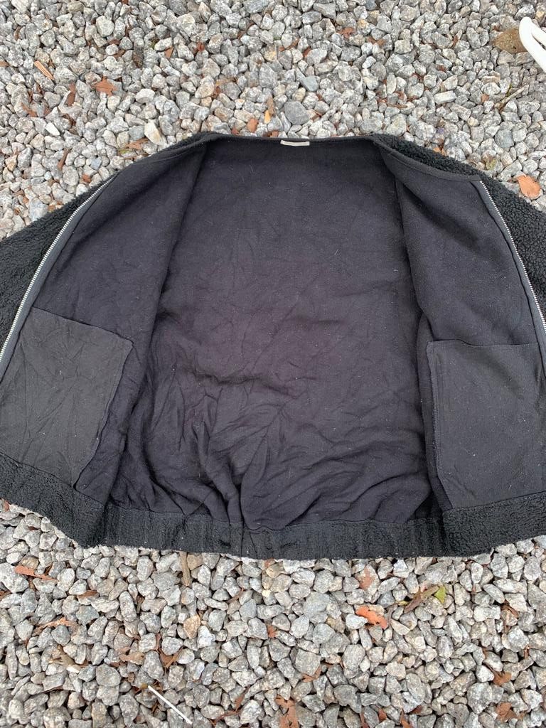GU Gu Sherpa Black Zipper Jacket Size XL / US 12-14 / IT 48-50 - 8 Thumbnail