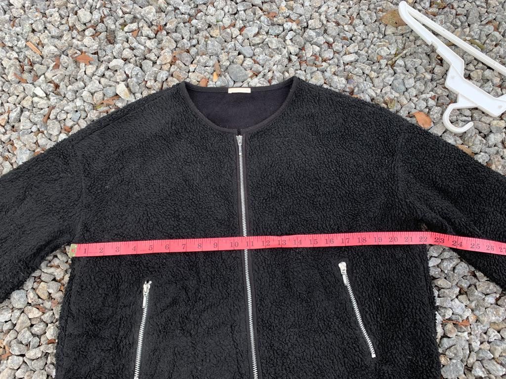 GU Gu Sherpa Black Zipper Jacket Size XL / US 12-14 / IT 48-50 - 13 Thumbnail