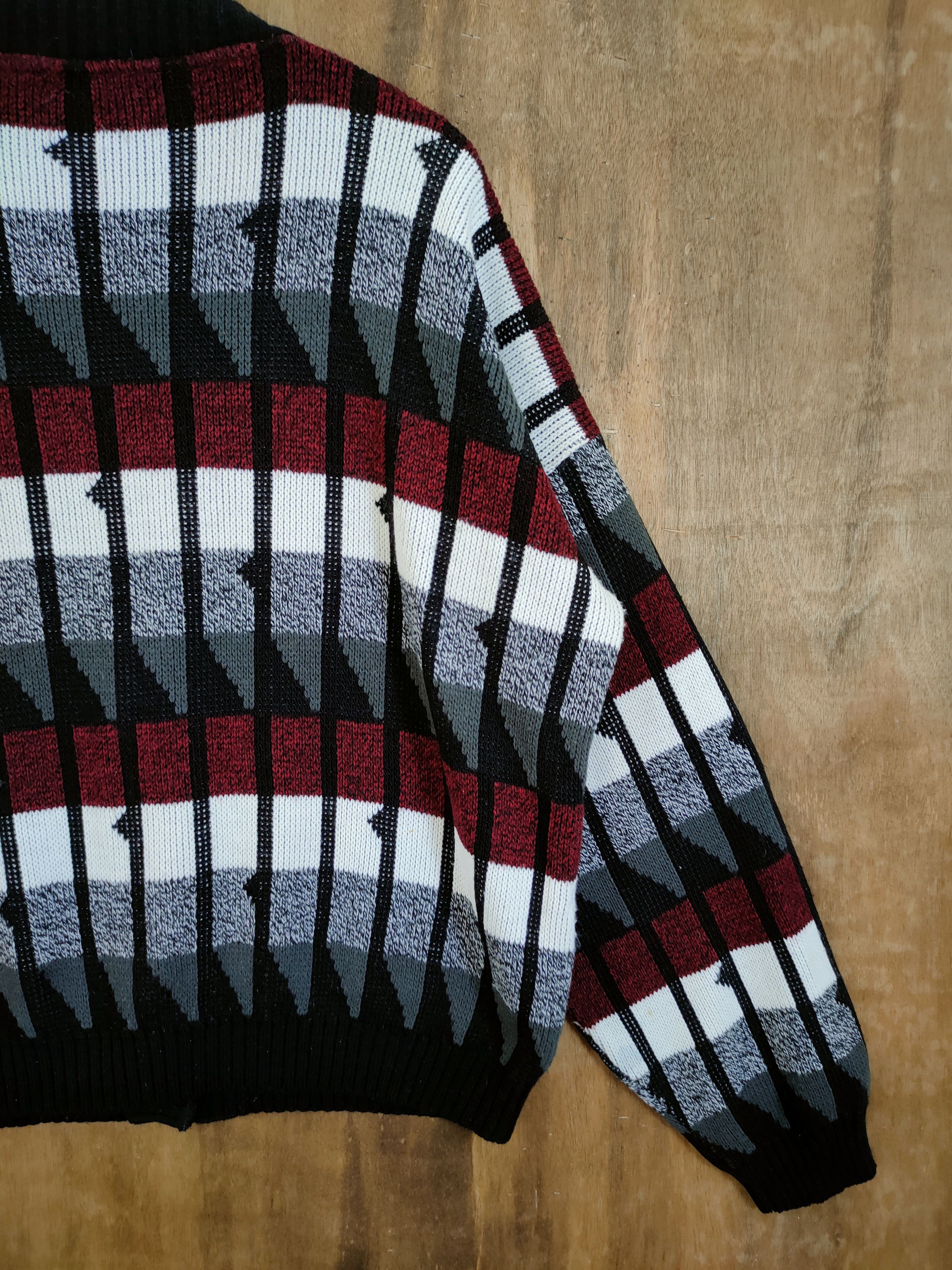 Aran Isles Knitwear D Area USA aran isle knitwear cardigan art winter #46-854 Size US L / EU 52-54 / 3 - 10 Thumbnail