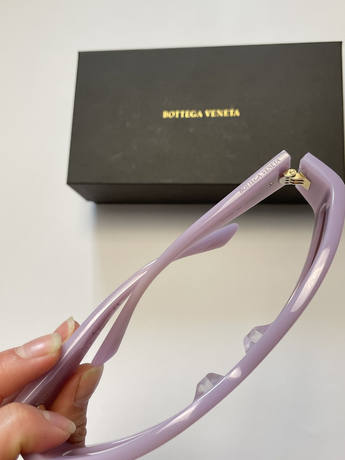 Bottega Veneta Bottega Veneta Pink Oval Acetate Sunglasses Size ONE SIZE - 11 Thumbnail