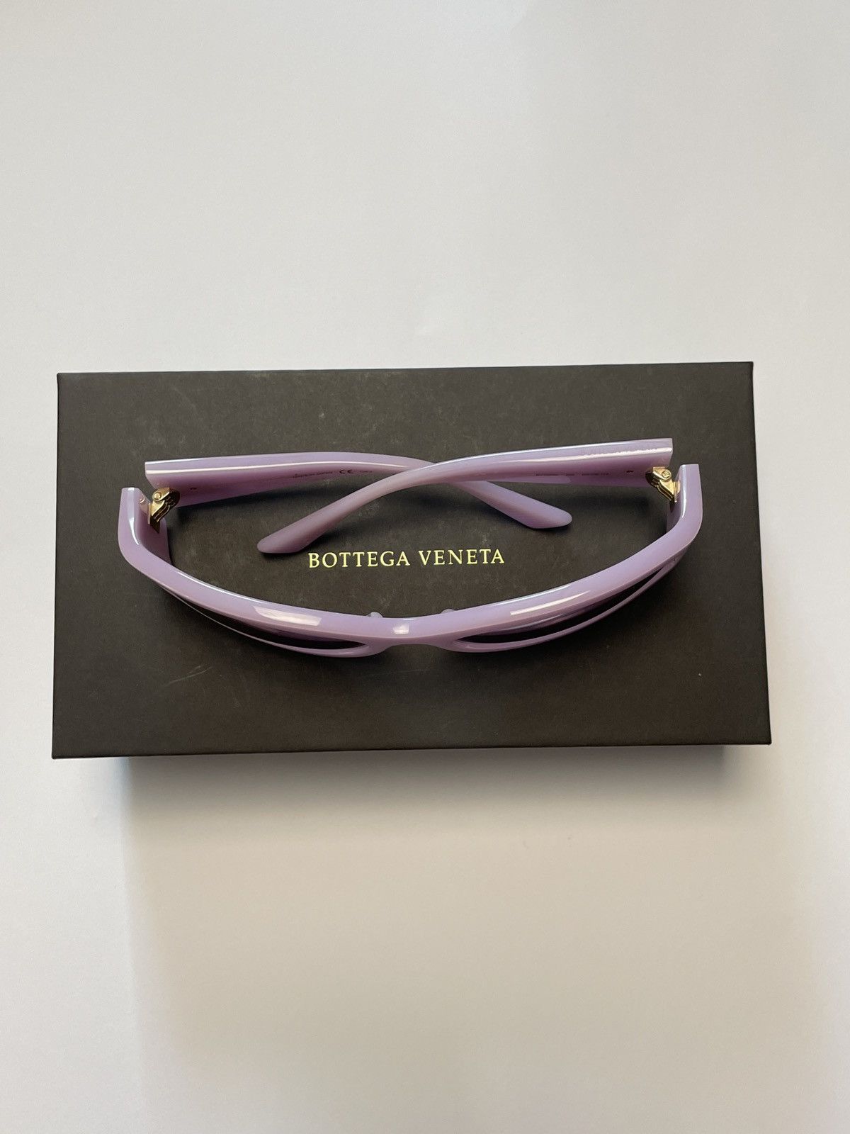 Bottega Veneta Bottega Veneta Pink Oval Acetate Sunglasses Size ONE SIZE - 5 Thumbnail