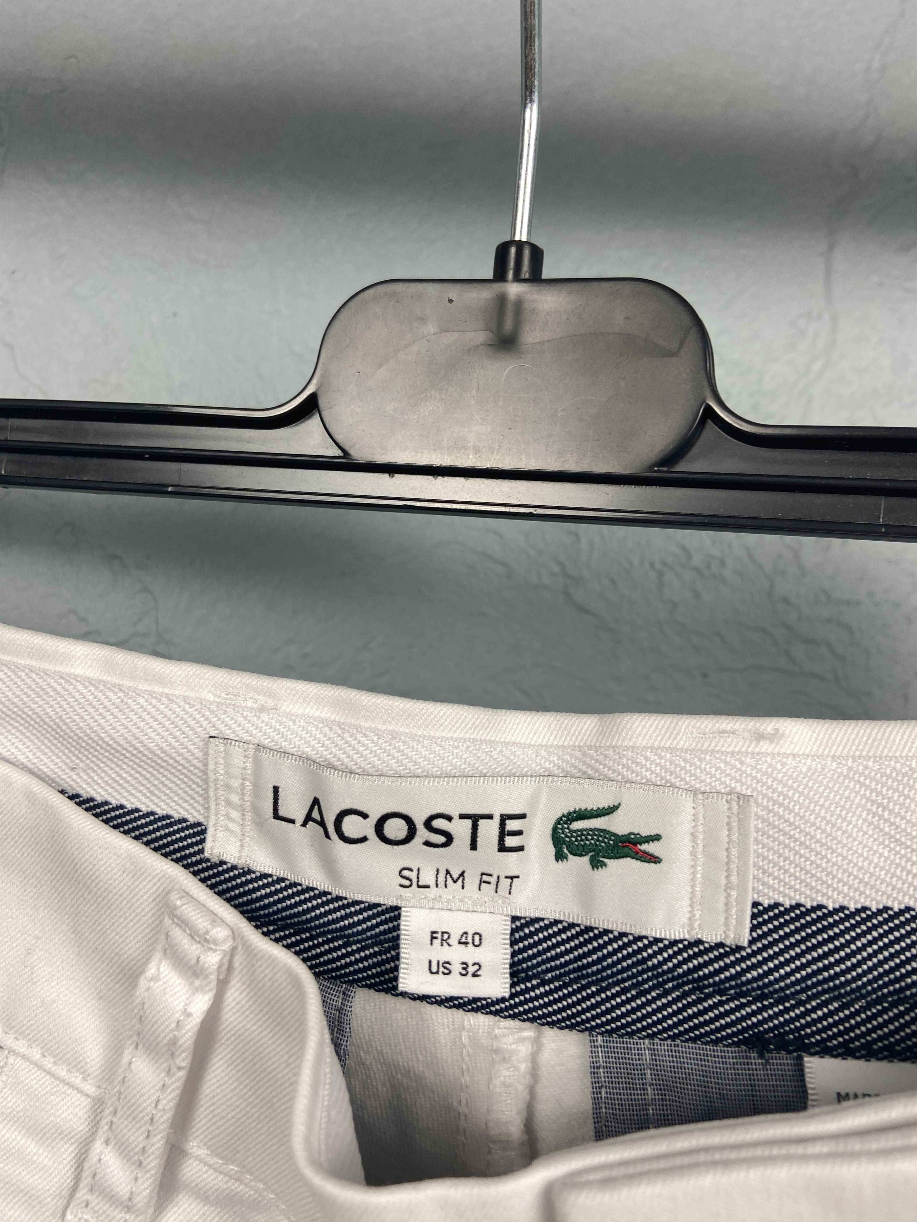 Lacoste × Vintage Lacoste Vintage Mens Classic Chino Shorts Size US 32 / EU 48 - 4 Thumbnail