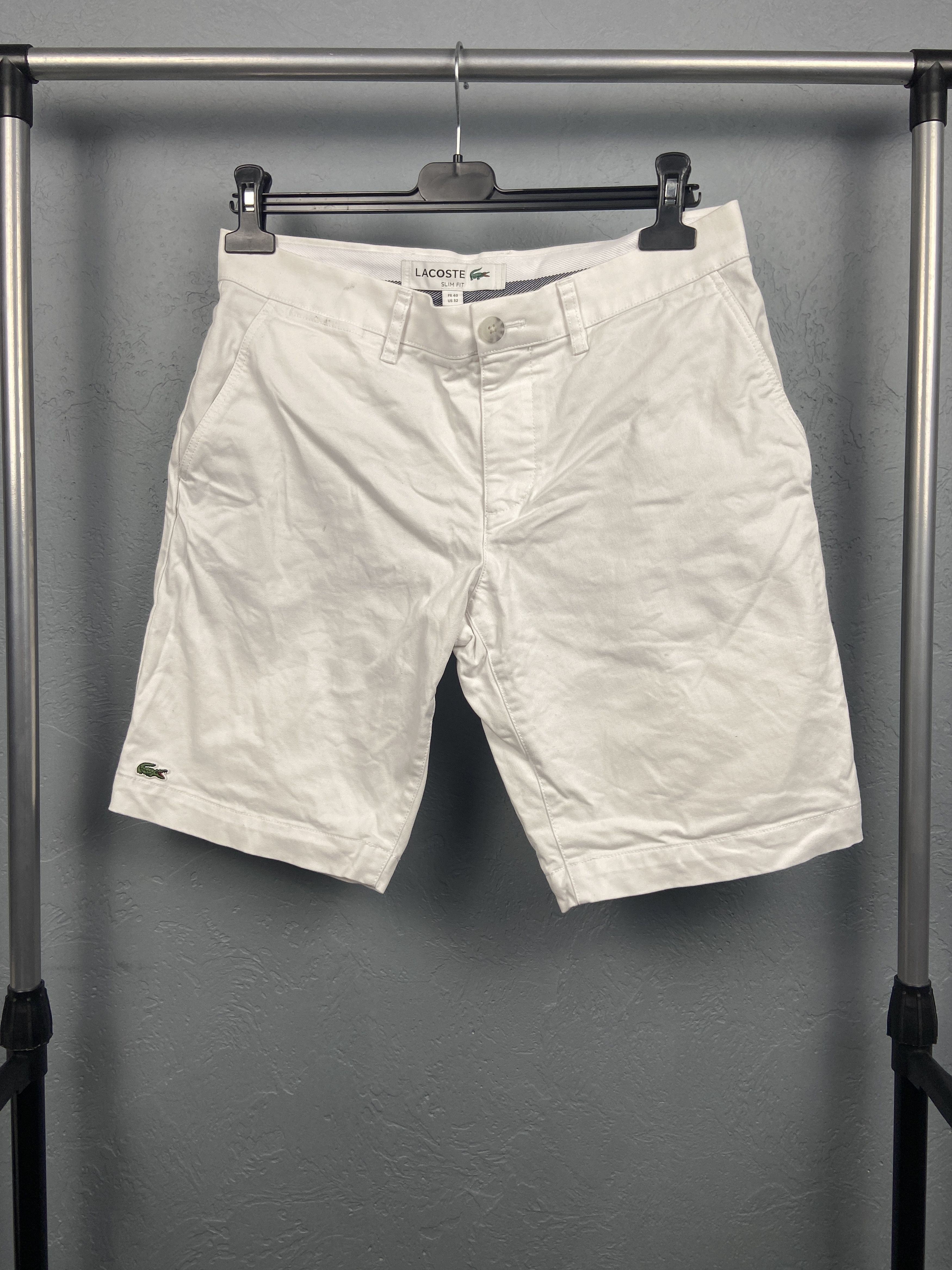 Lacoste × Vintage Lacoste Vintage Mens Classic Chino Shorts Size US 32 / EU 48 - 1 Thumbnail