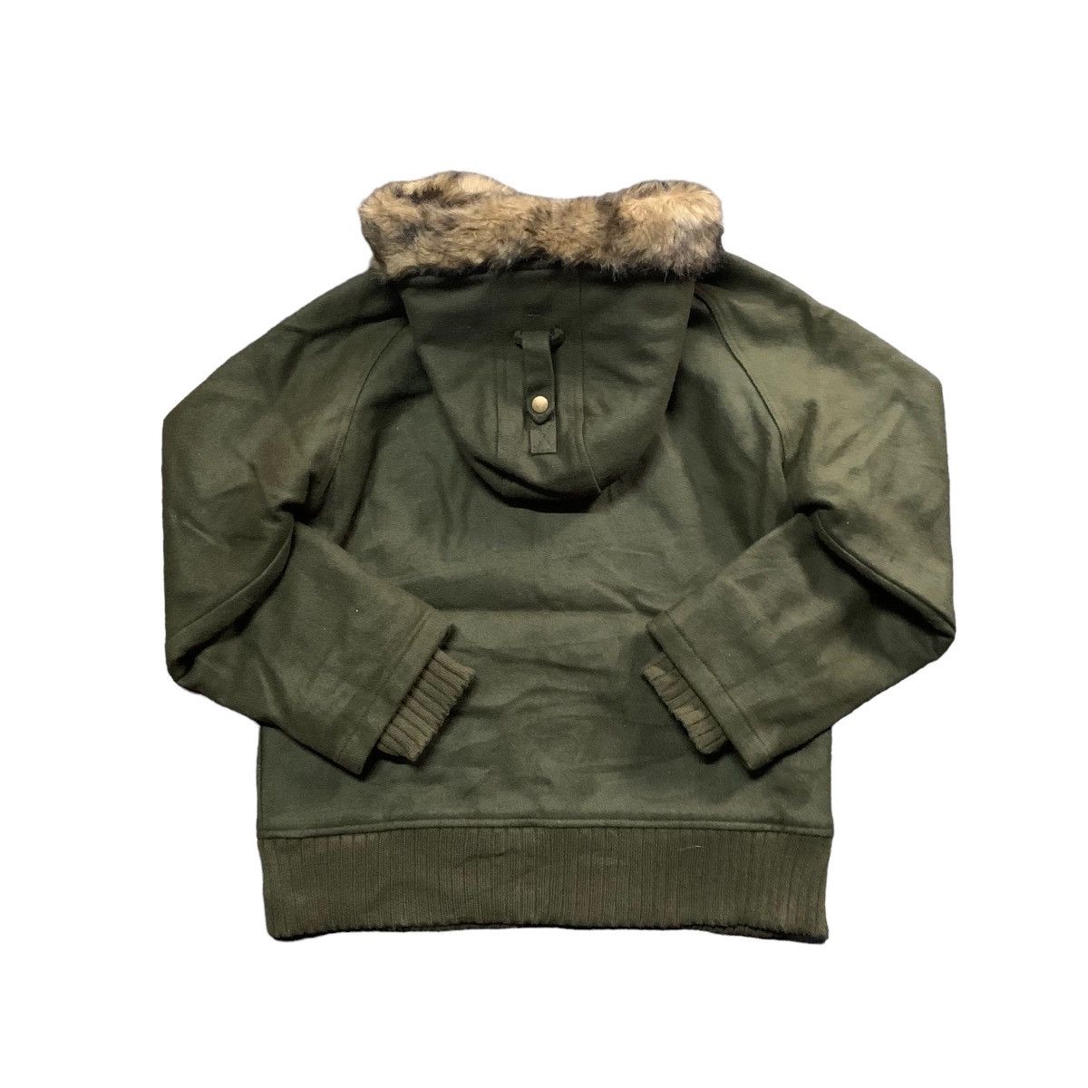 If Six Was Nine RARE✨Lazy Daisy Utility Wool Furr Hooded Jacket Like LGB Size US M / EU 48-50 / 2 - 2 Thumbnail