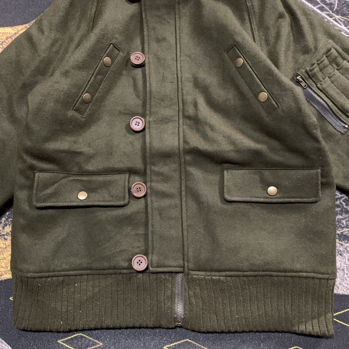 If Six Was Nine RARE✨Lazy Daisy Utility Wool Furr Hooded Jacket Like LGB Size US M / EU 48-50 / 2 - 4 Thumbnail
