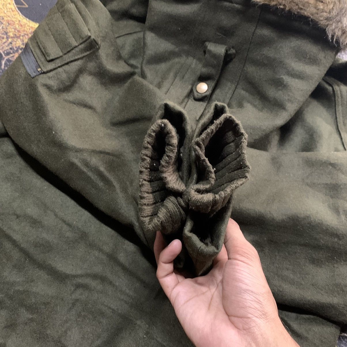 If Six Was Nine RARE✨Lazy Daisy Utility Wool Furr Hooded Jacket Like LGB Size US M / EU 48-50 / 2 - 14 Thumbnail