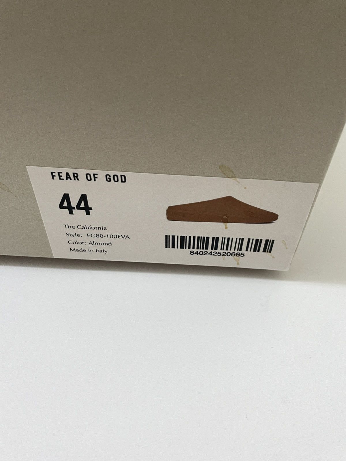 Fear of God Fear of God Almond California Size US 11 / EU 44 - 15 Thumbnail