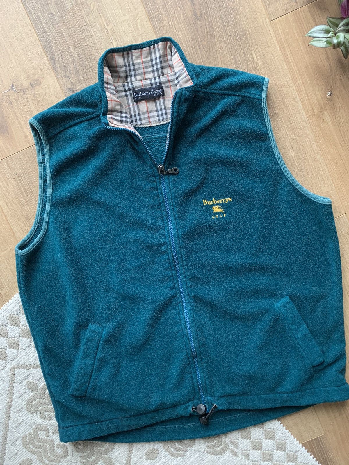 Burberry Vintage Burberrys nova check fleece vest Size XL / US 12-14 / IT 48-50 - 2 Thumbnail